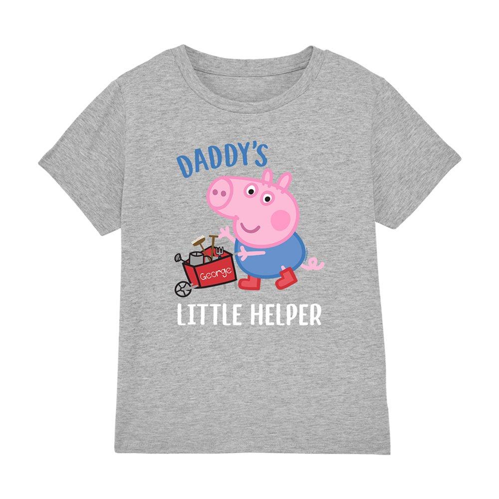 Grey - Hasbro - Peppa Pig George Pig DaddyS Little Helper Kids T - 1