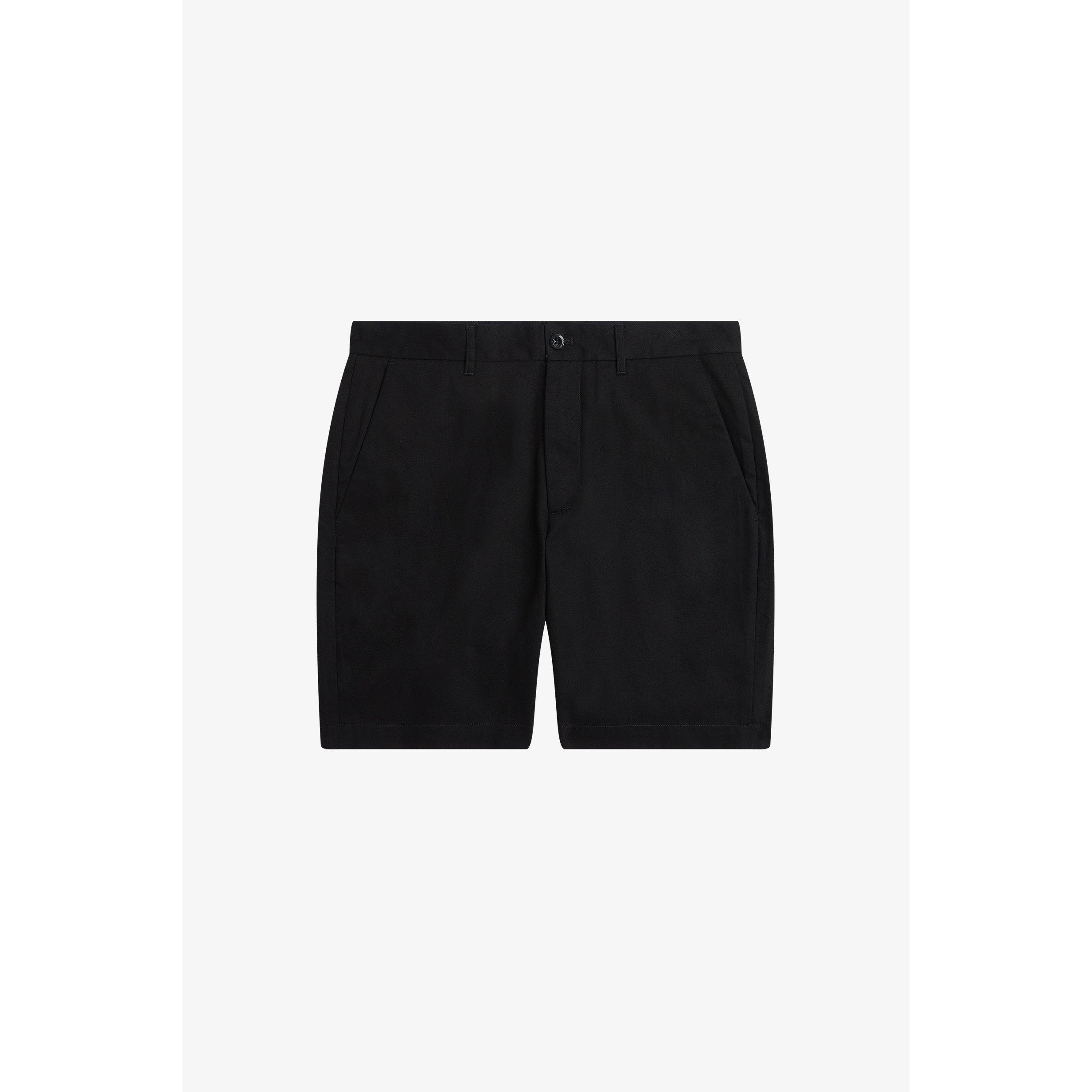 Black - Fred Perry - Men's Classic Logo Chino Shorts - 2