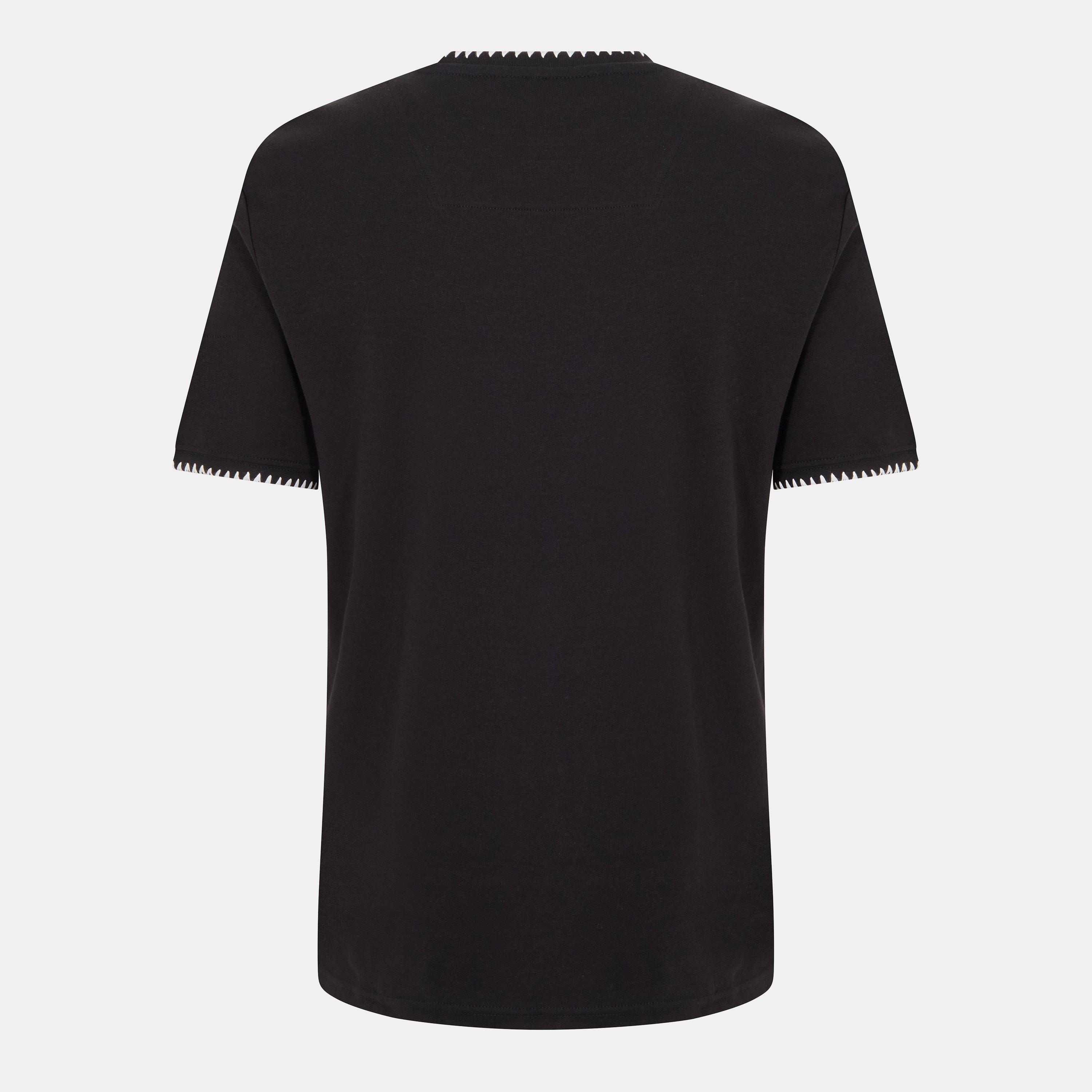 Black/Ecru - Threadbare - Perth Knitted Top - 2