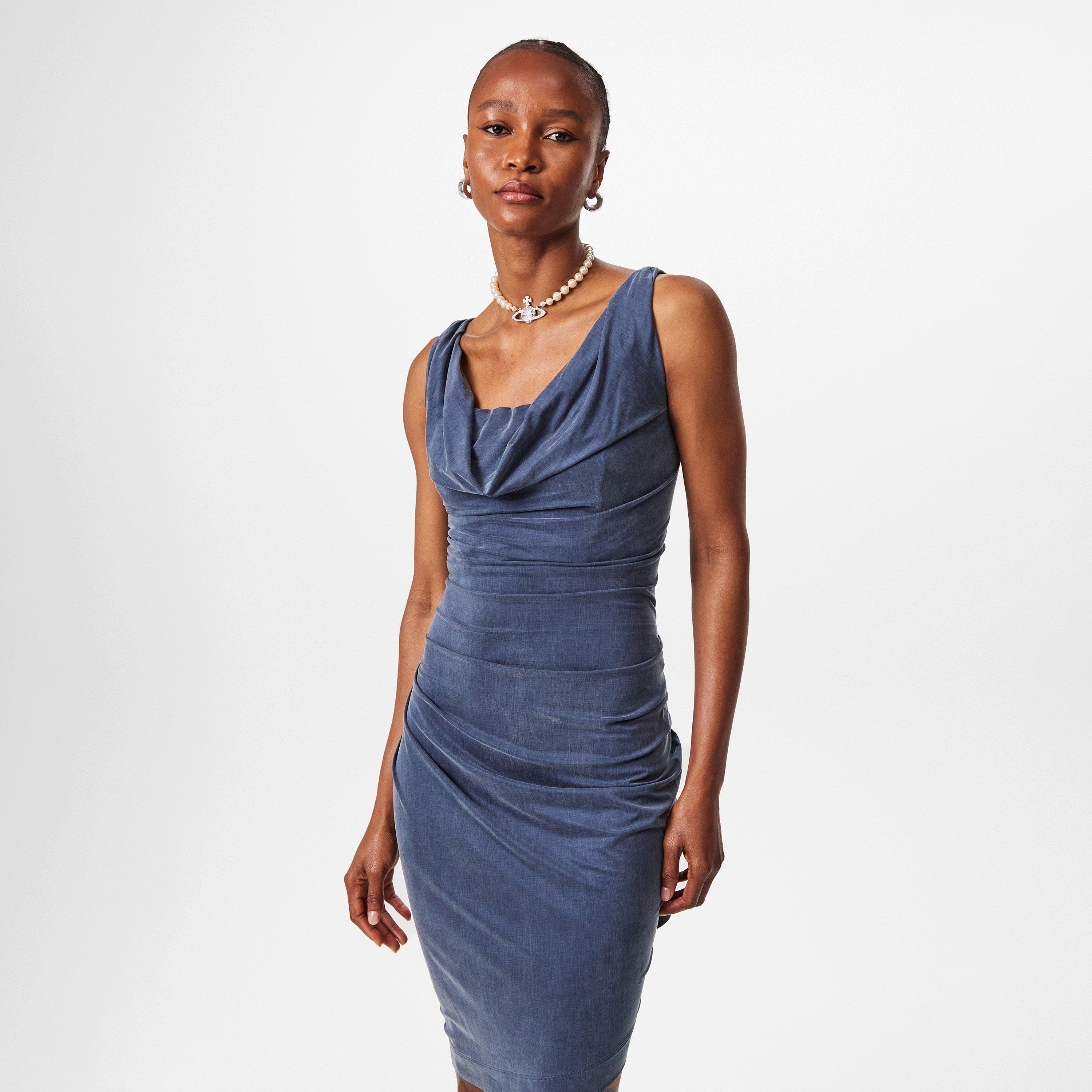 Navy - Vivienne Westwood - Women's Maxi Dress - 3