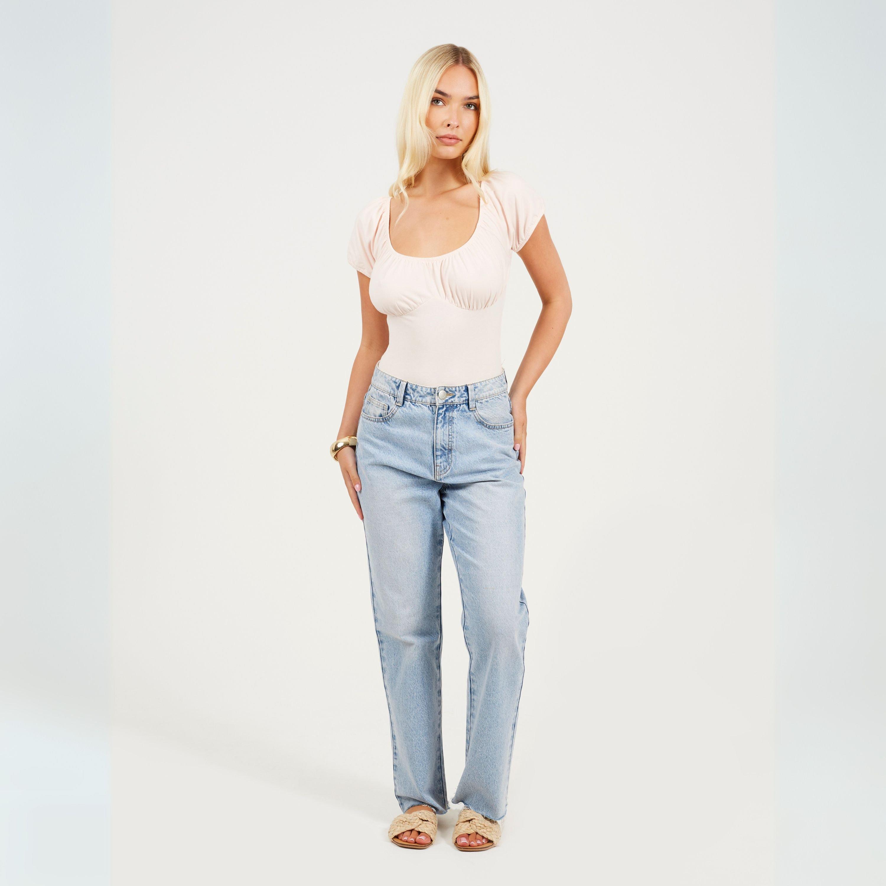 Pesca Blush - Brave Soul - Sleeve Bodysuit - 4