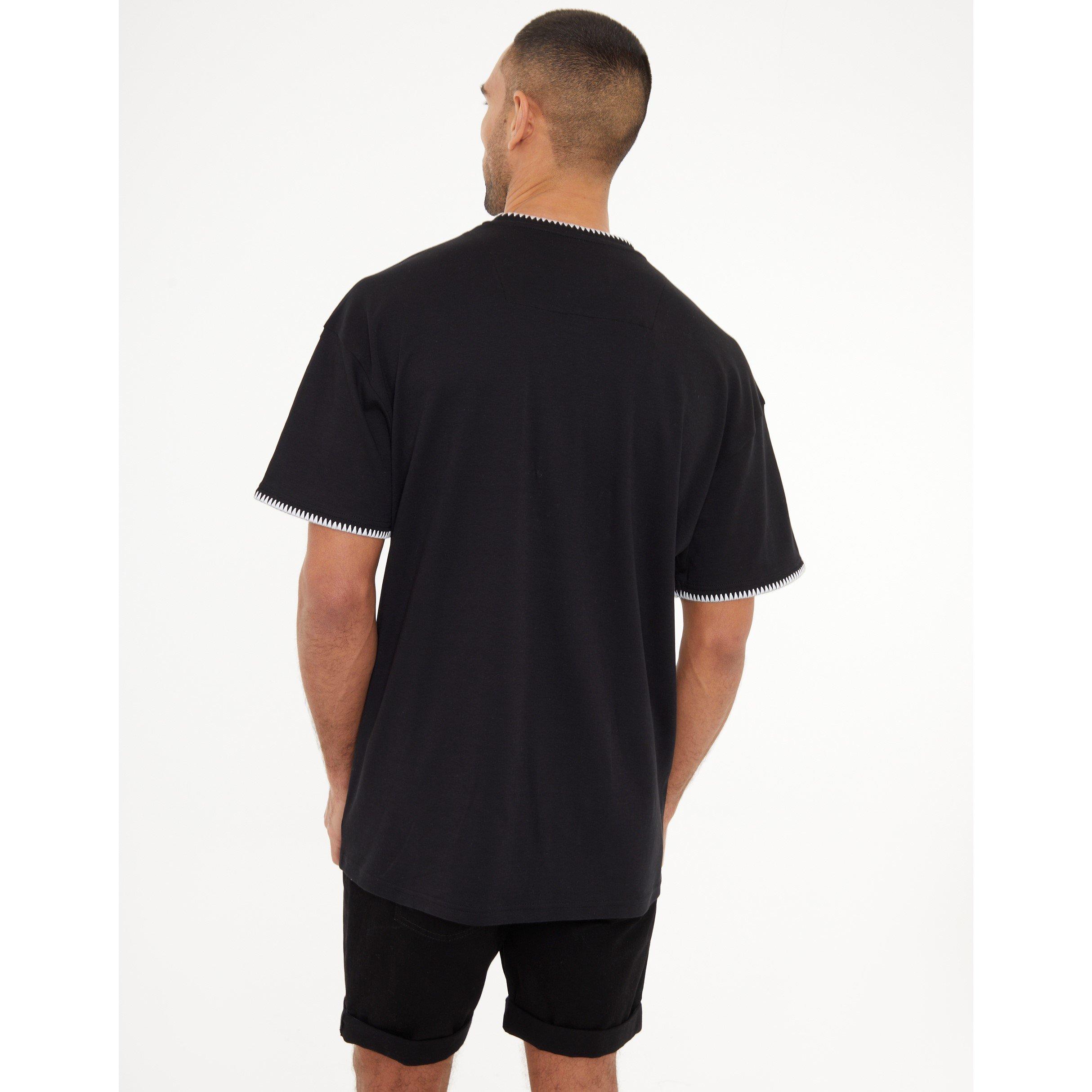 Black - Threadbare - Triangle Knitted Top - 2