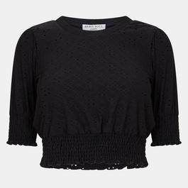 Brave Soul Top with Shirred Sleeves