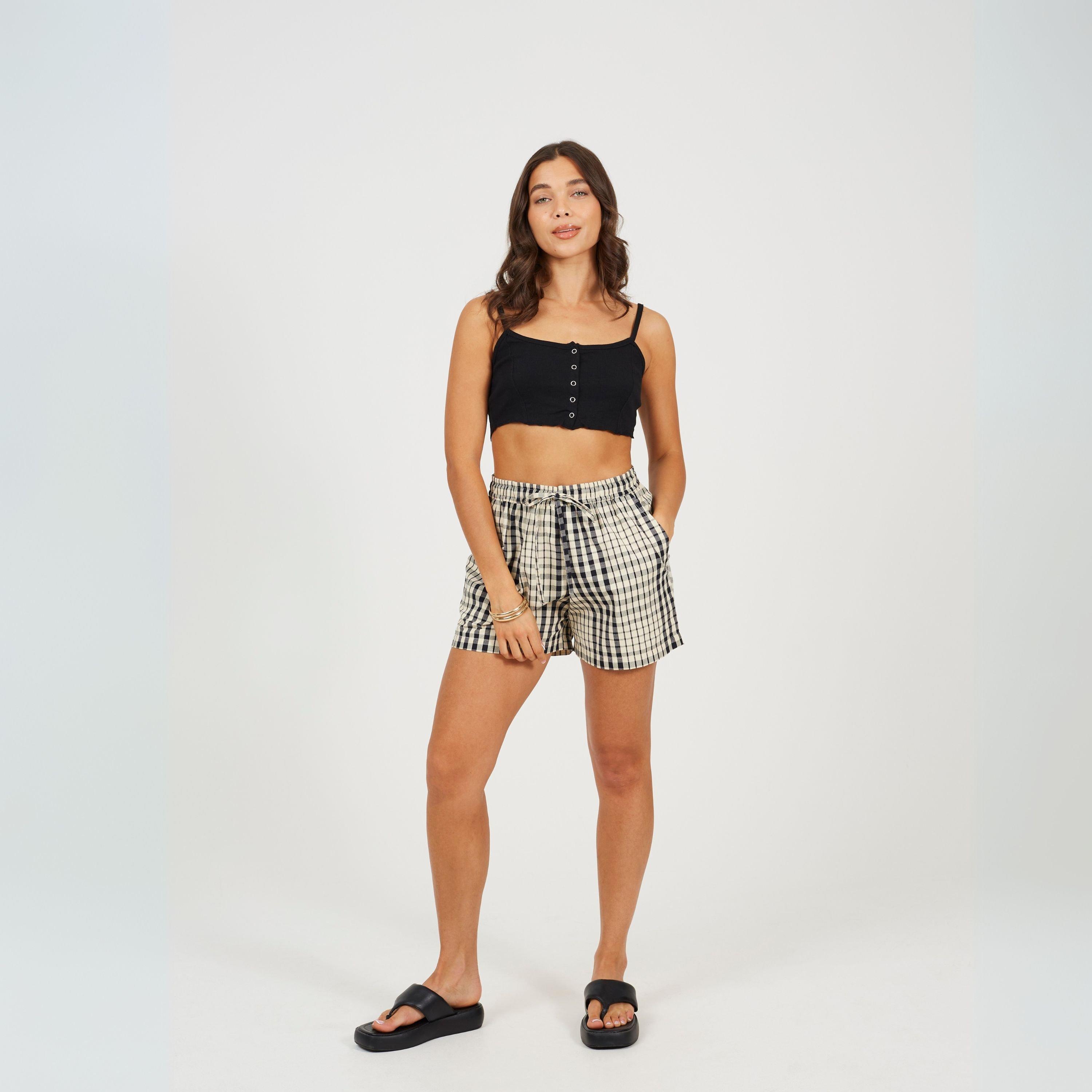 Zwart - Brave Soul - Through Crop Vest - 4