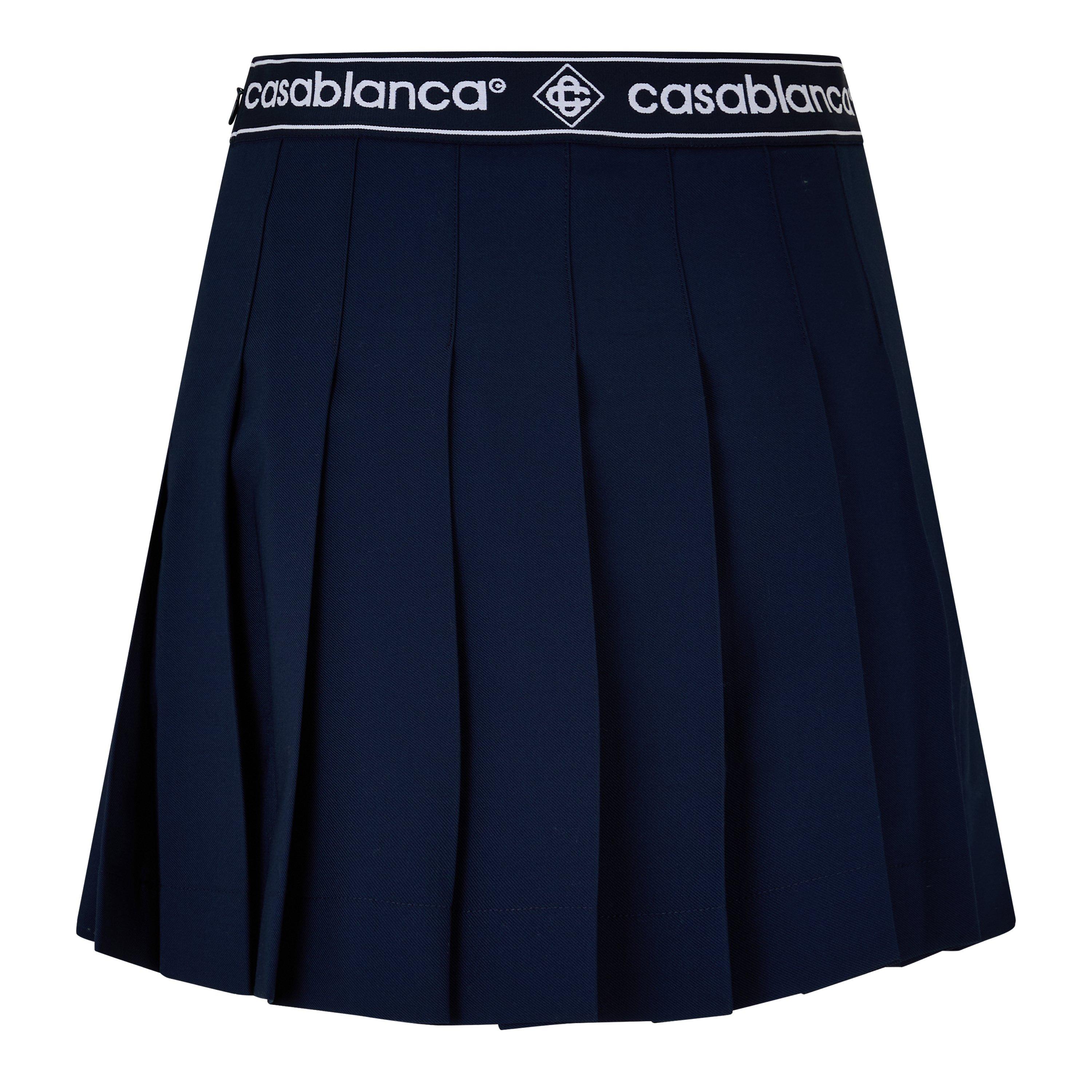 Navy - Casablanca - Casa Plt Skirt Ld54 - 2