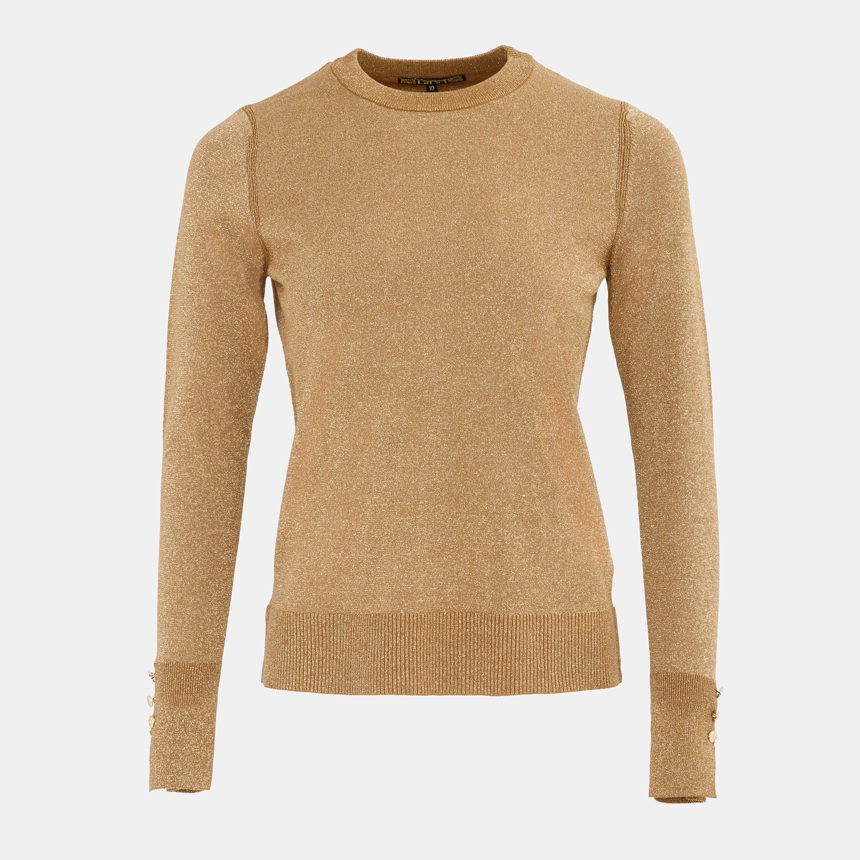 Gold - Biba - Biba Shimmer Jumper Ld61 - 1