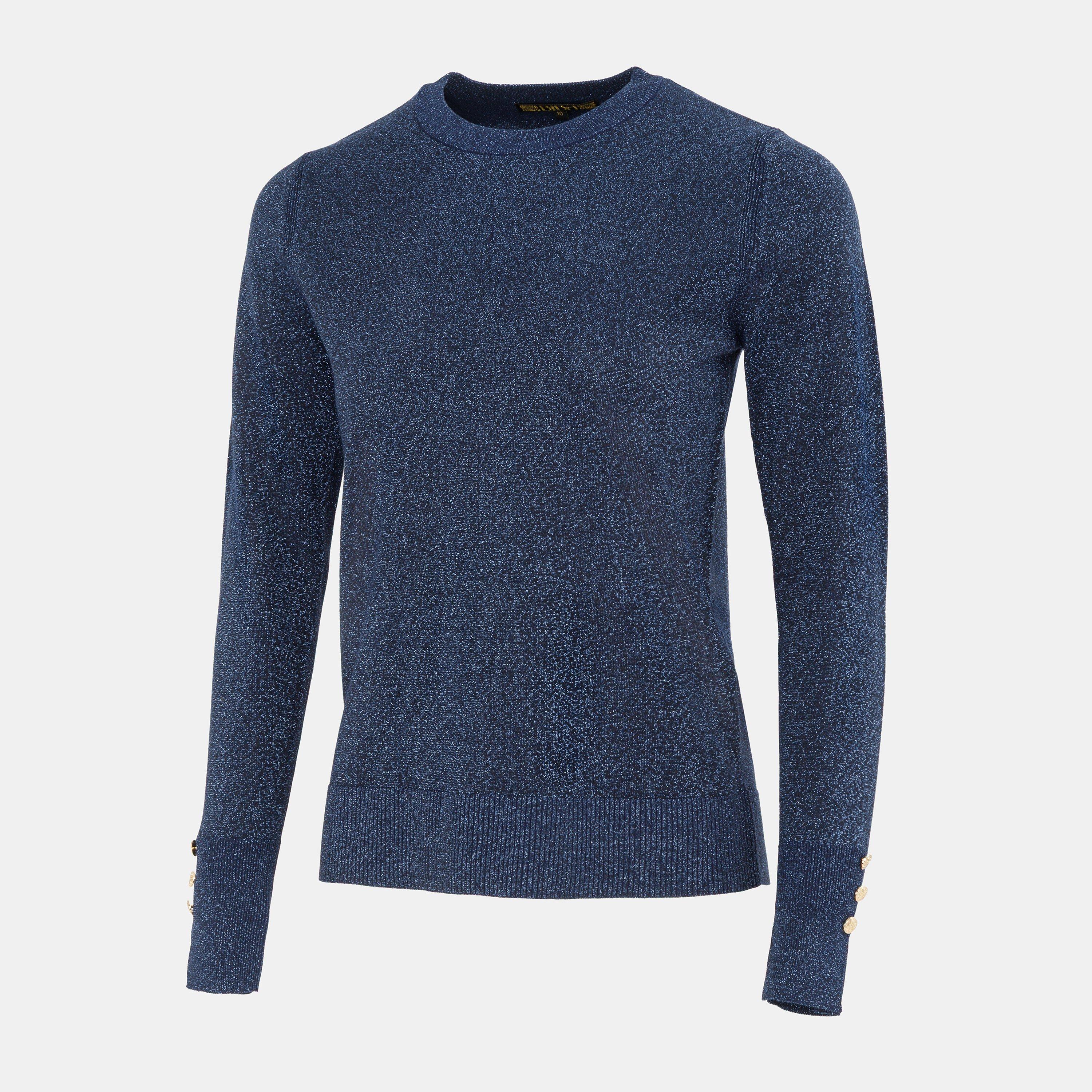 Blu navy - Biba - Biba Shimmer Jumper Ld61 - 3