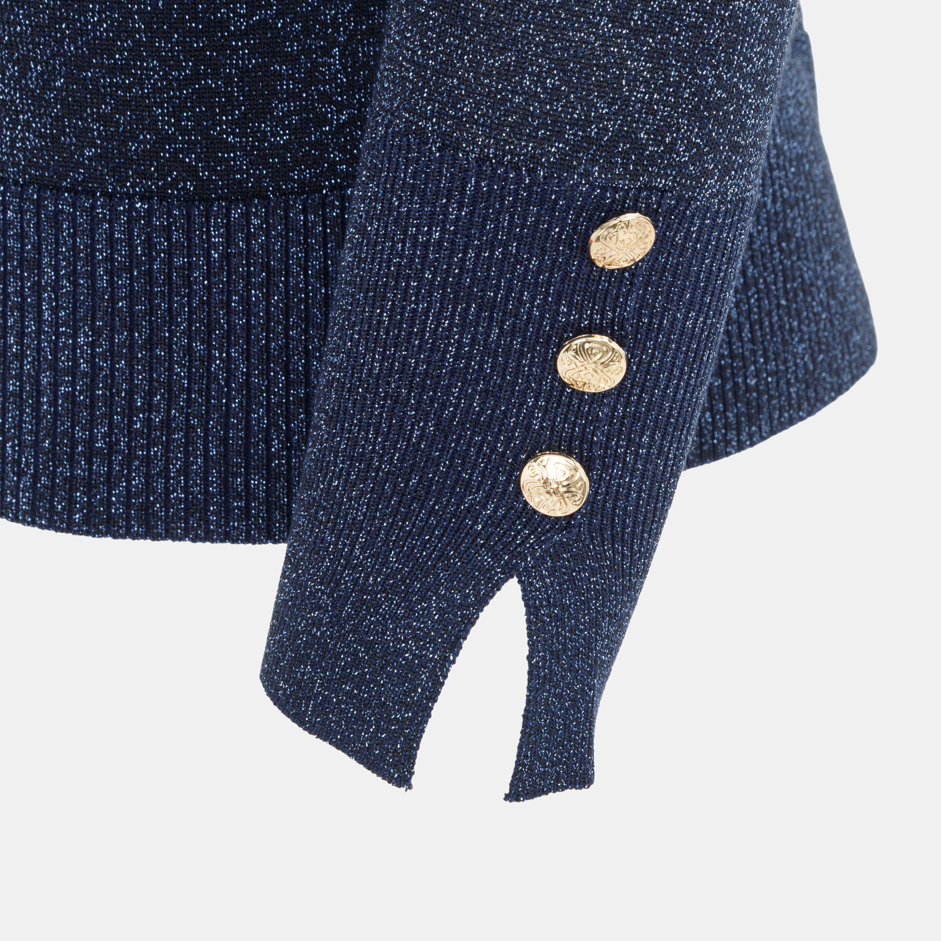 Blu navy - Biba - Biba Shimmer Jumper Ld61 - 4