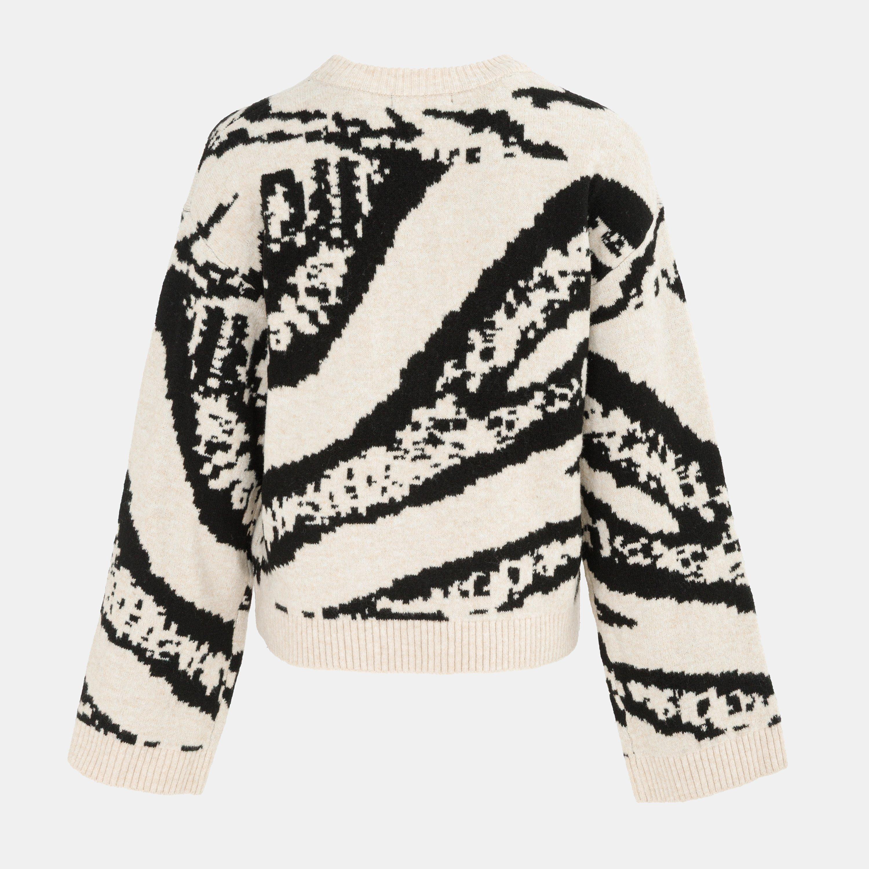 Beige/Black - Biba - Biba Mix Jumper Ld61 - 2