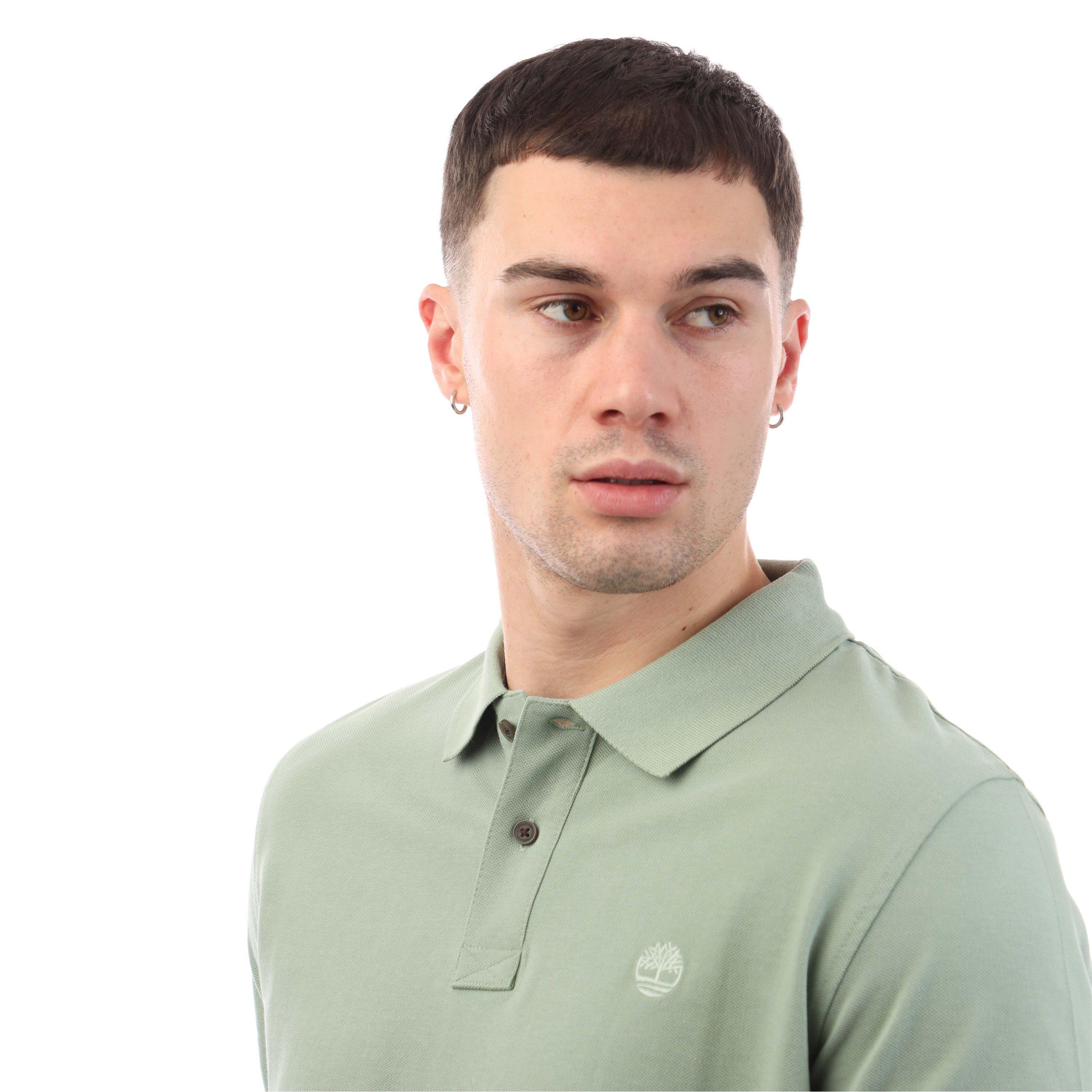 Green - Timberland - Millers River Polo Shirt - 2