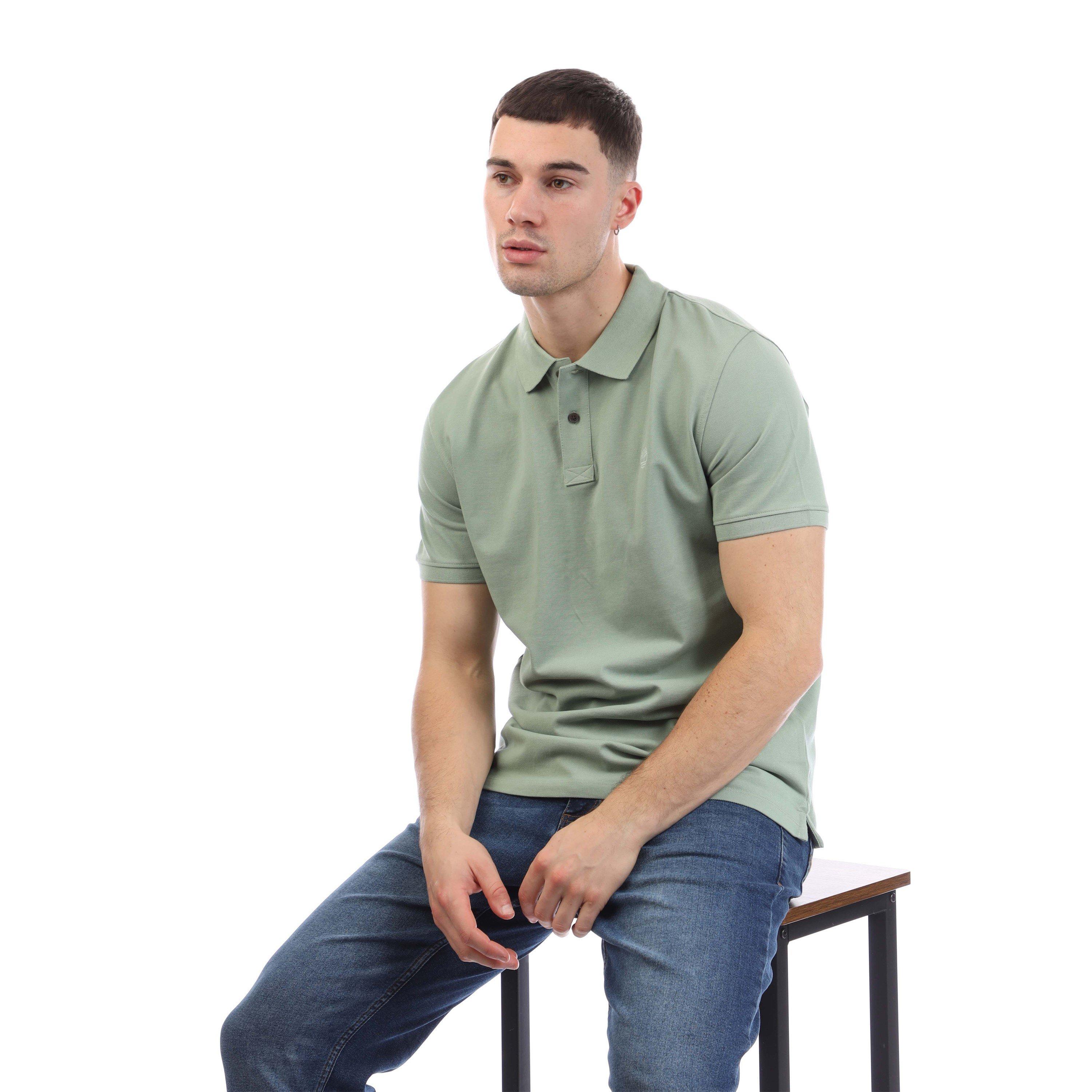 Green - Timberland - Millers River Polo Shirt - 4