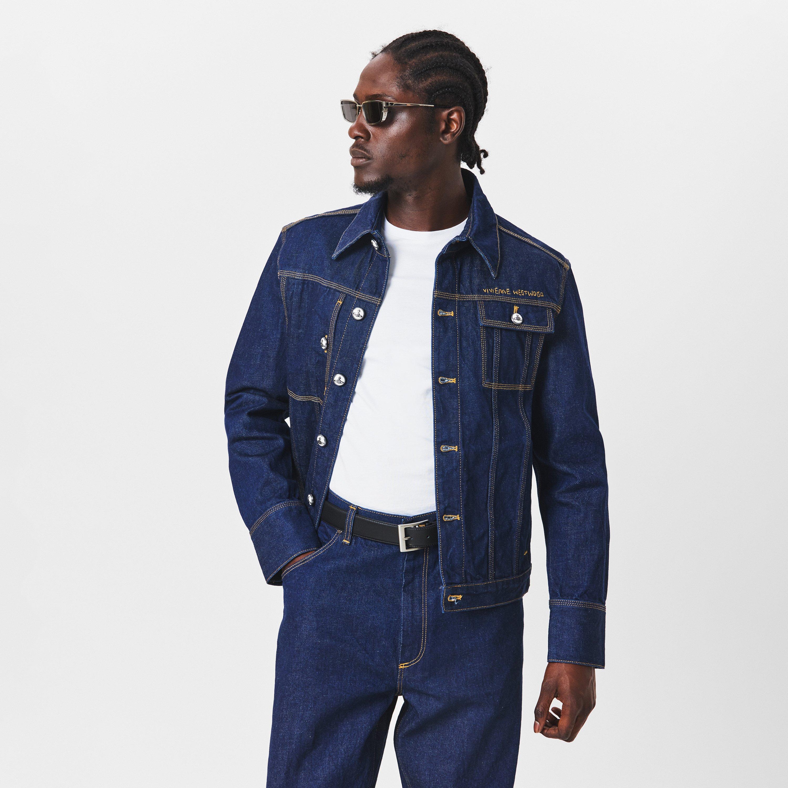 Indigo - Vivienne Westwood - Men's Worker Denim Jacket - 3