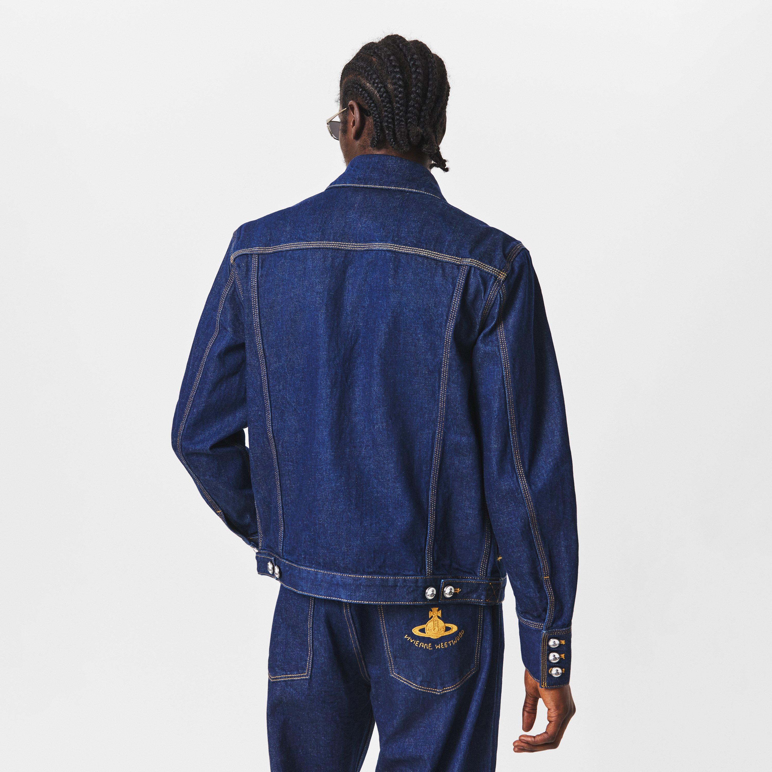 Indigo - Vivienne Westwood - Men's Worker Denim Jacket - 4