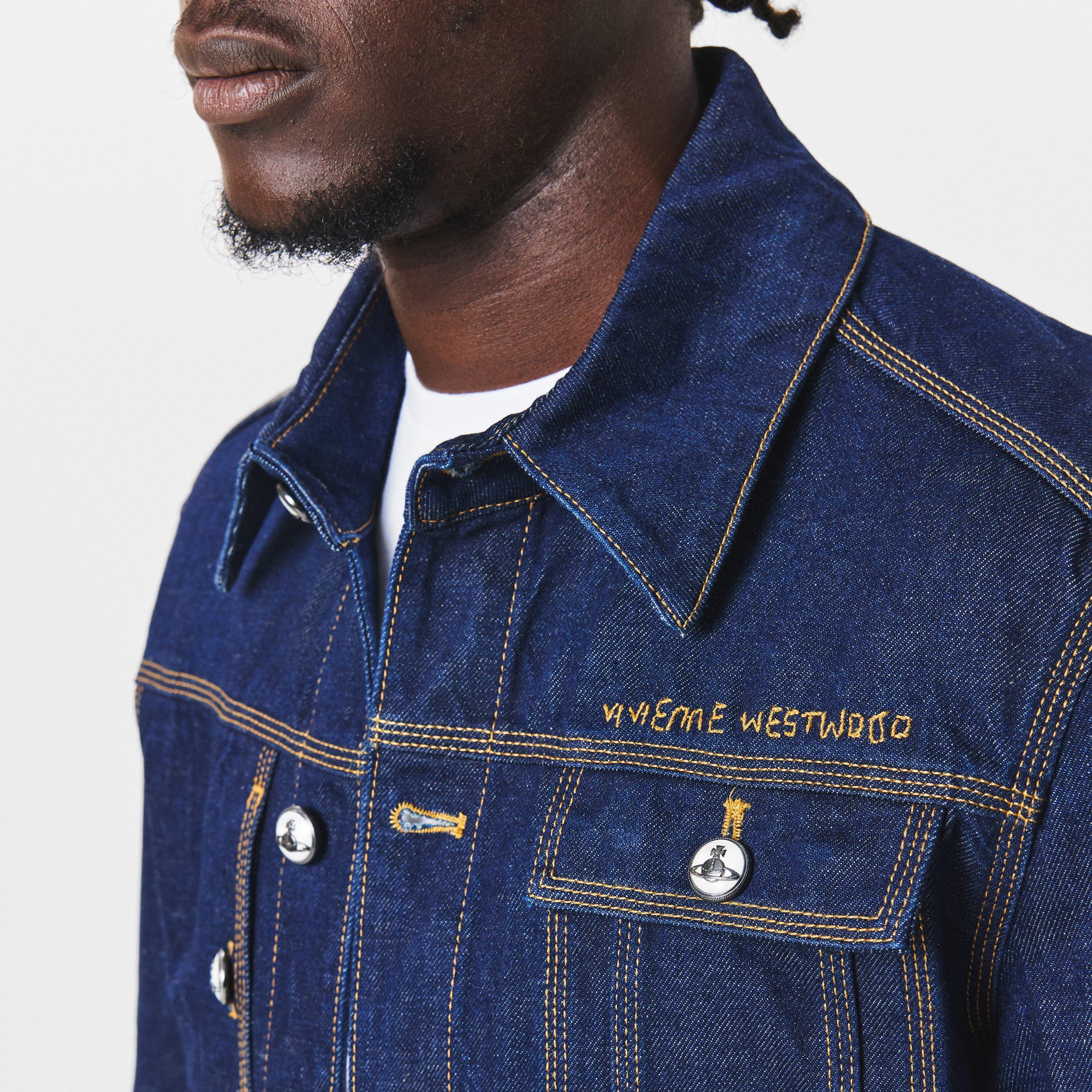 Indigo - Vivienne Westwood - Men's Worker Denim Jacket - 5