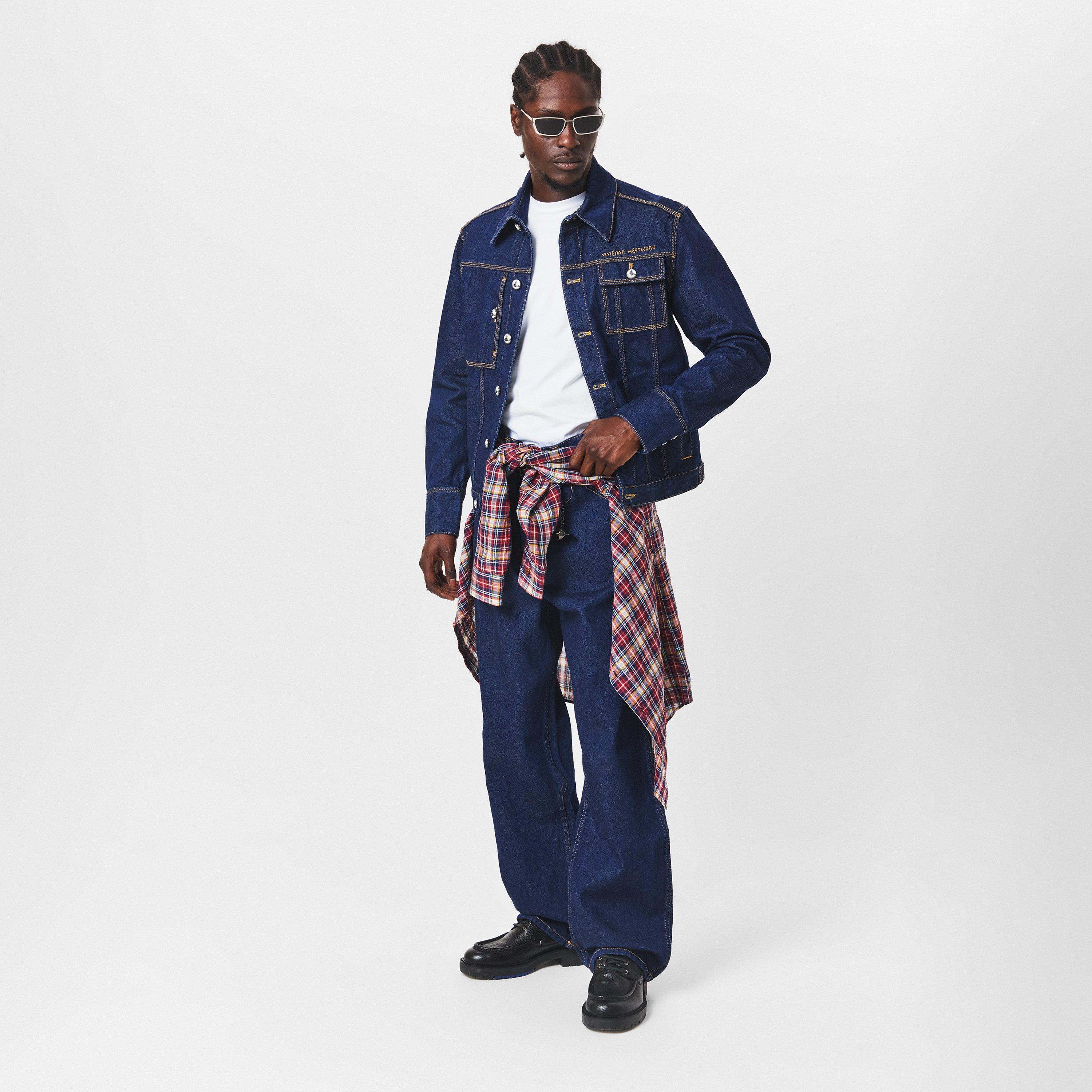 Indigo - Vivienne Westwood - Men's Worker Denim Jacket - 6