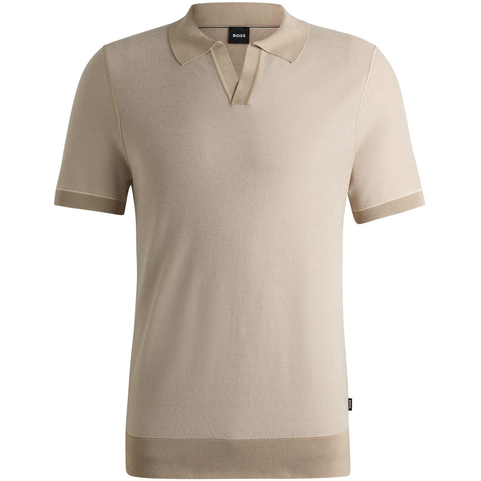 Open White 131 - Boss - Men's HJianluca Knitted Polo Shirt - 1