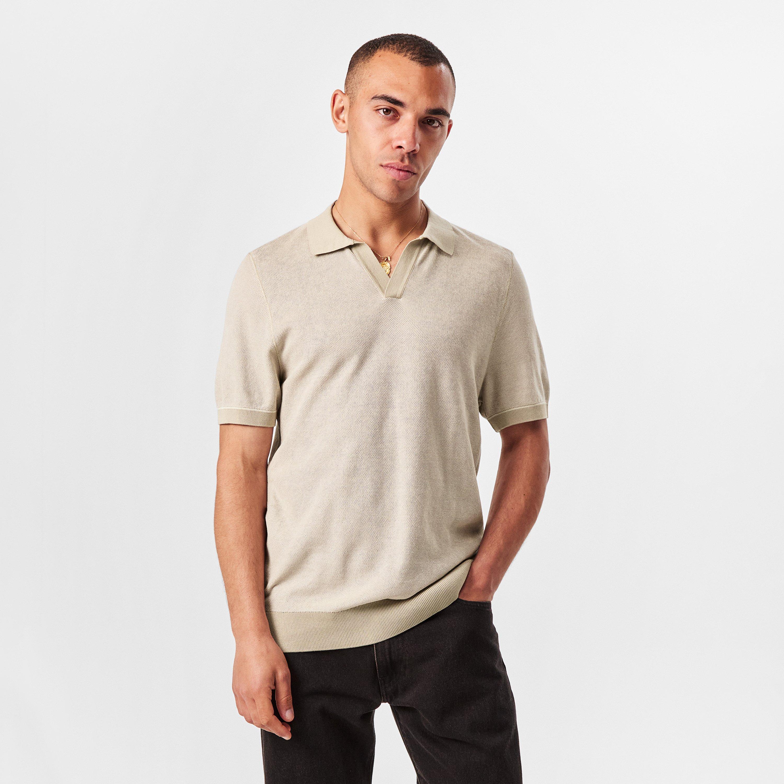Open White 131 - Boss - Men's HJianluca Knitted Polo - 3
