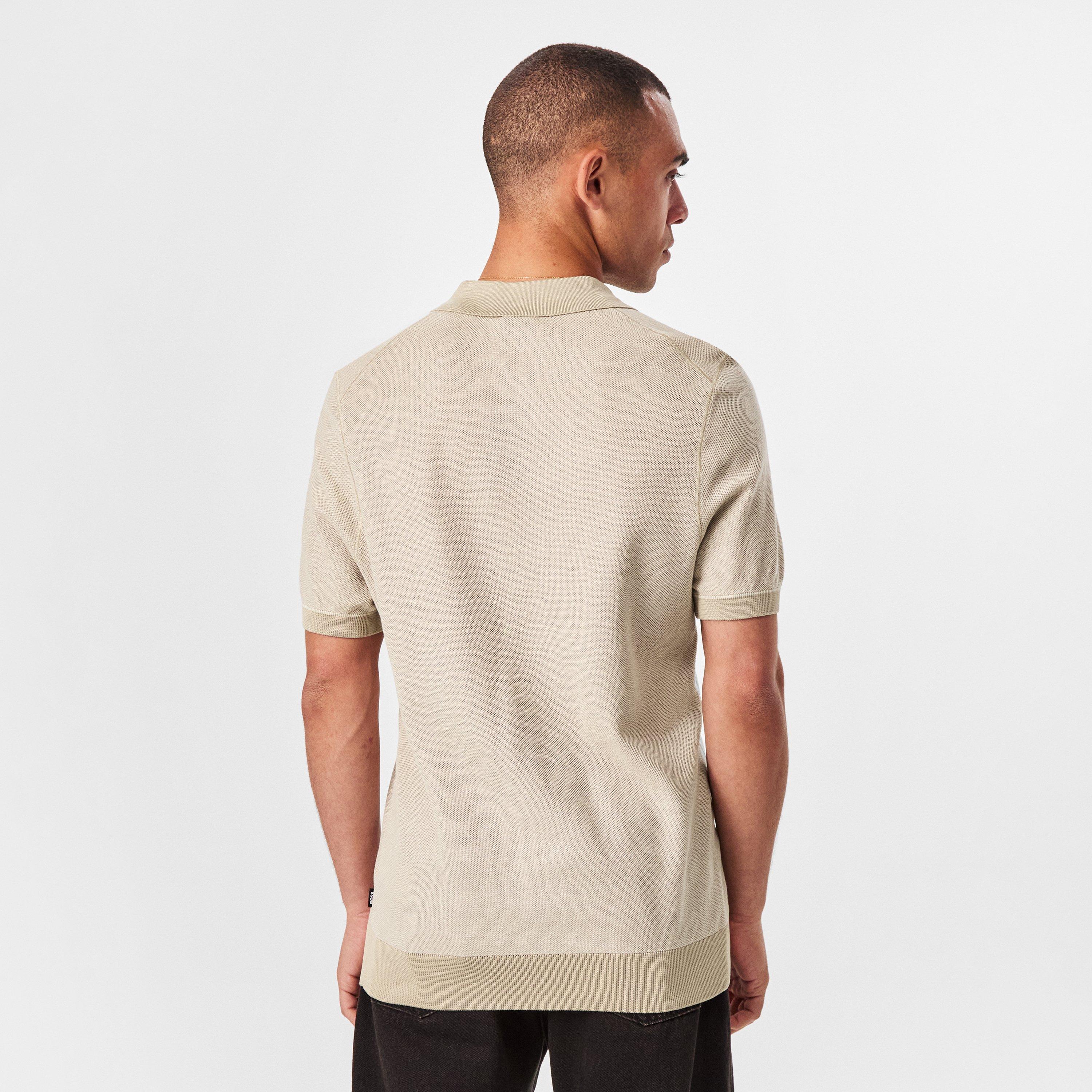 Open White 131 - Boss - Men's HJianluca Knitted Polo - 4