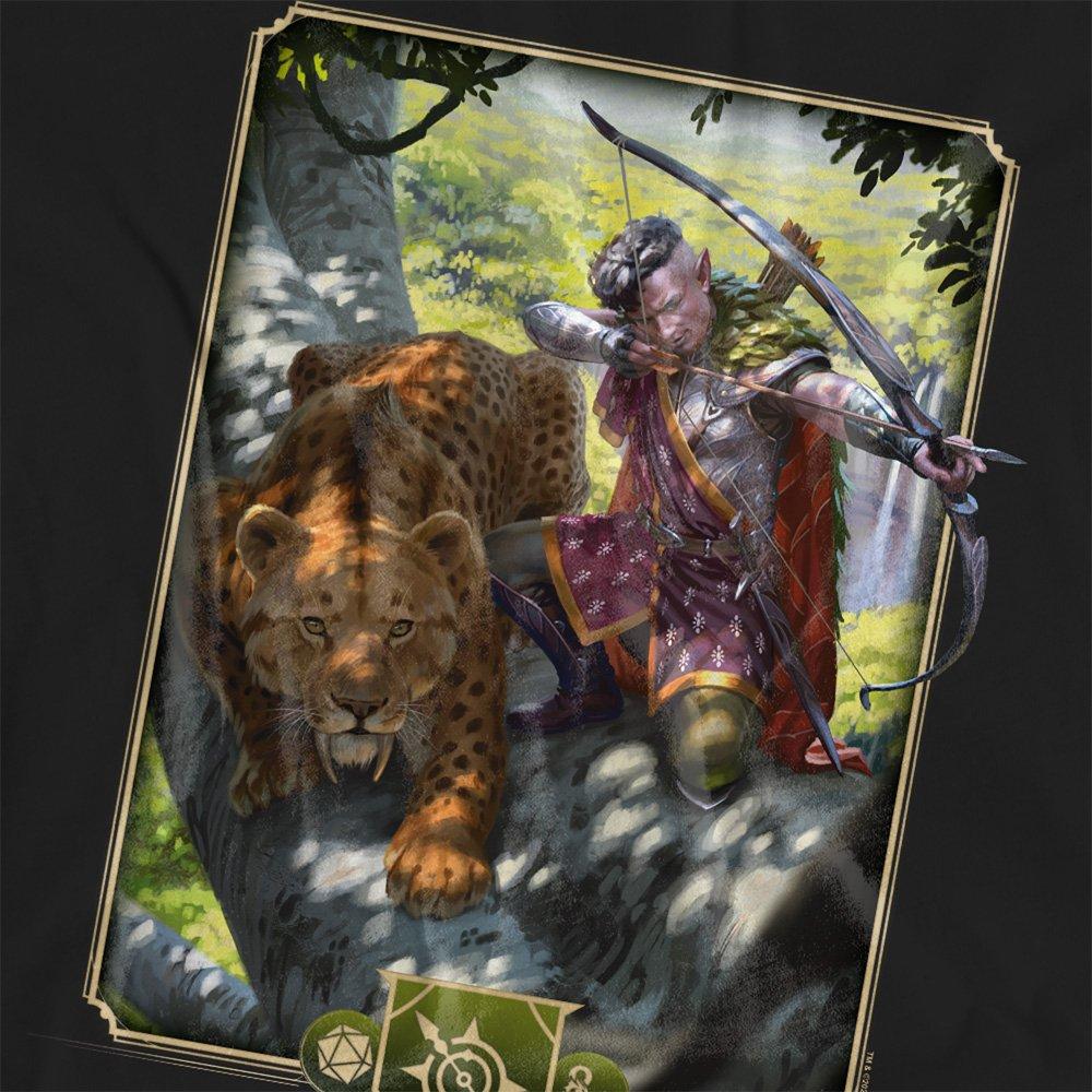 Black - Hasbro - Dungeons & Dragons - 2024 Ranger Key Art T-Shirt - 2
