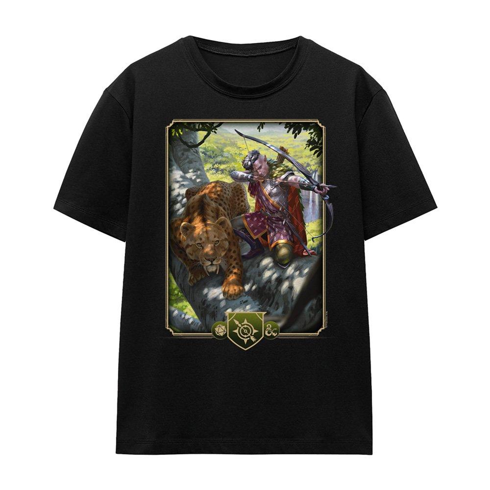 Black - Hasbro - Dungeons & Dragons - 2024 Ranger Key Art T-Shirt - 4