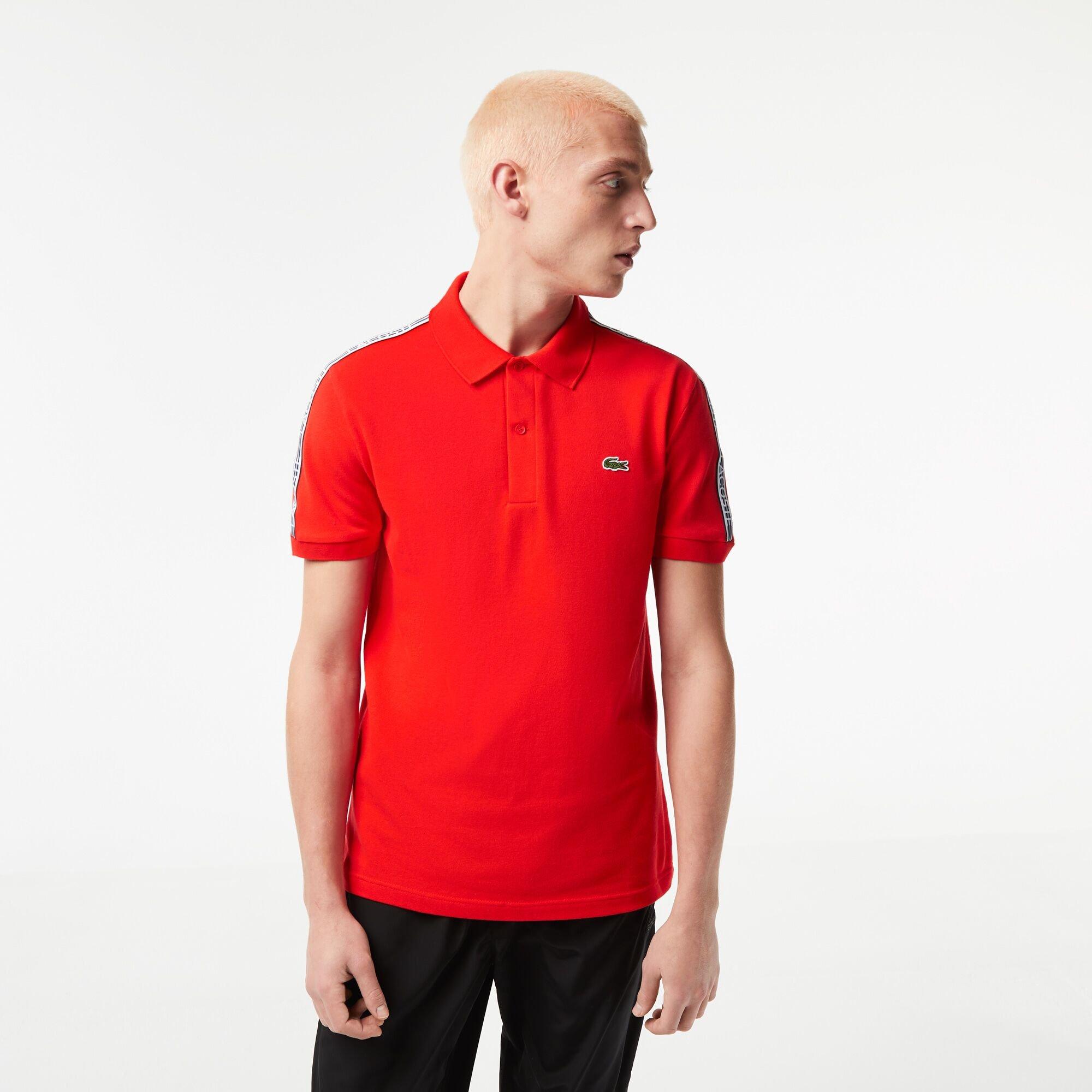 Lacoste | Logo Tape Polo Shirt | Short Sleeve Polos | USC