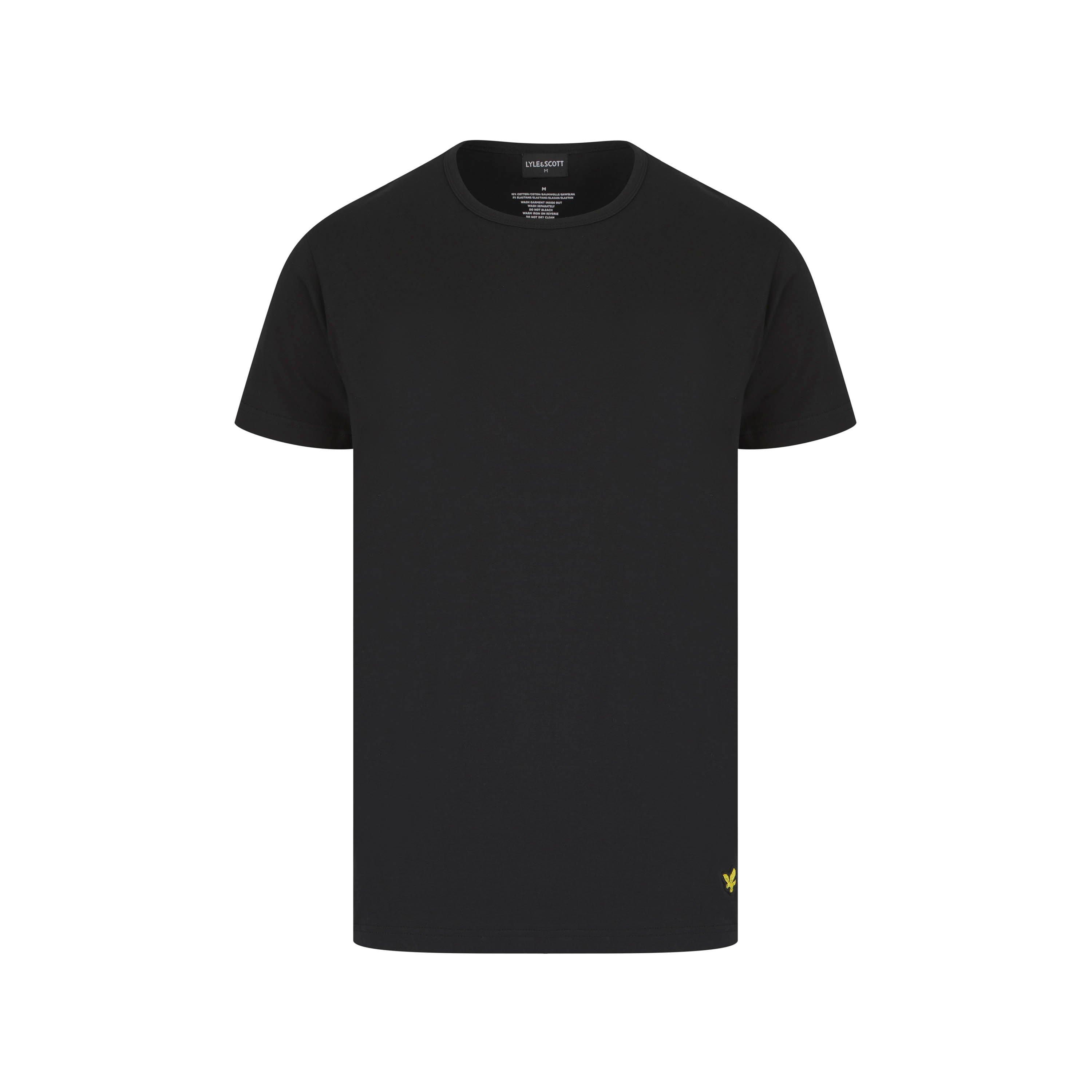Black - Lyle and Scott - Men's Short-Sleeve Pyjama Sets - 2