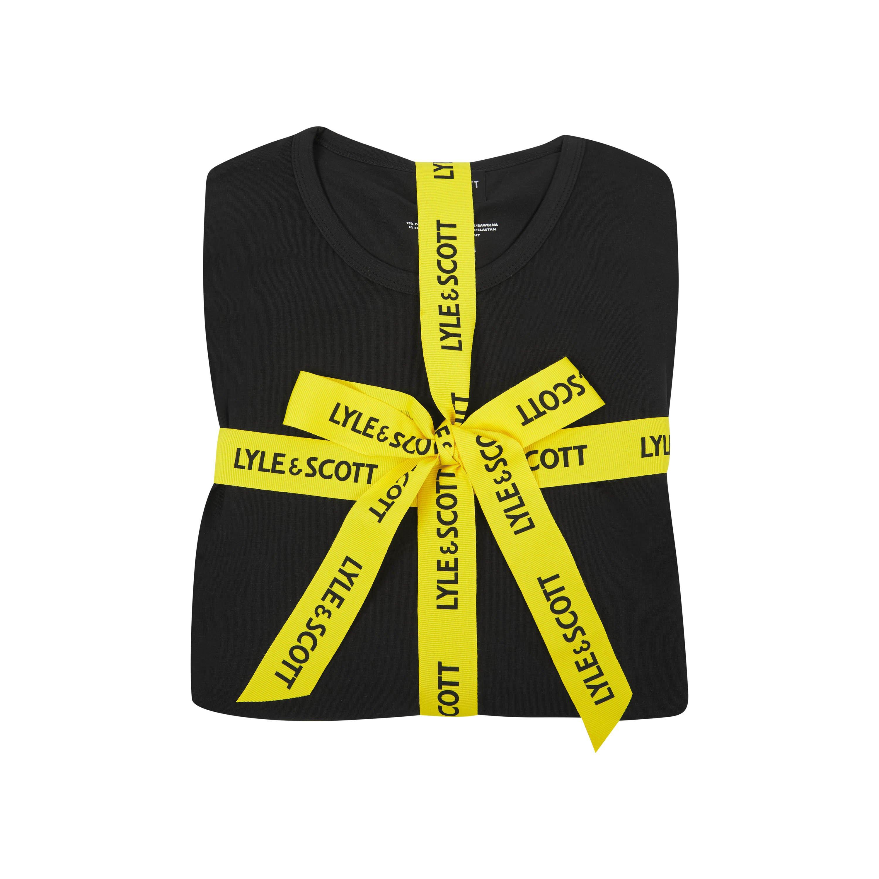 Black - Lyle and Scott - Men's Short-Sleeve Pyjama Sets - 6