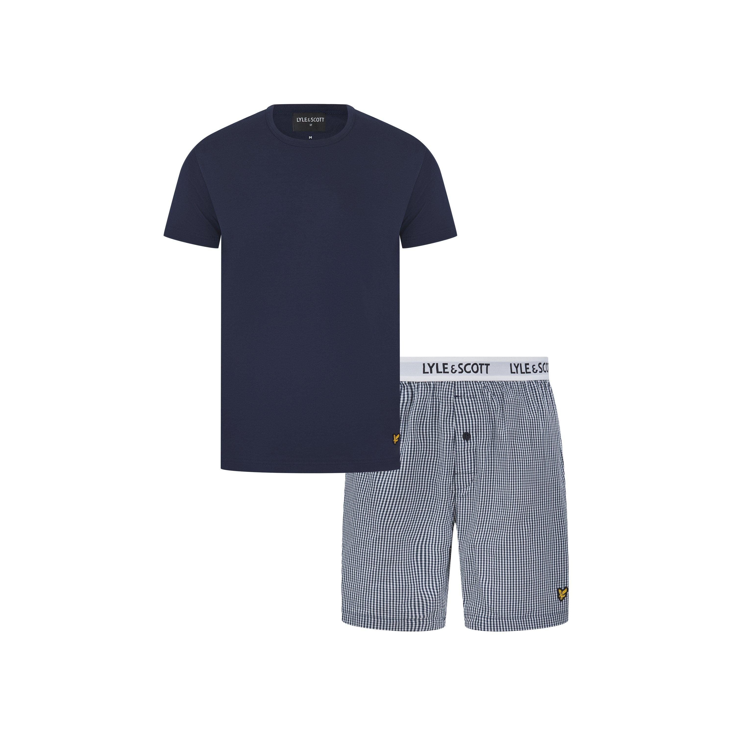 Lyle and Scott Men's Short-Sleeve Pyjama Set