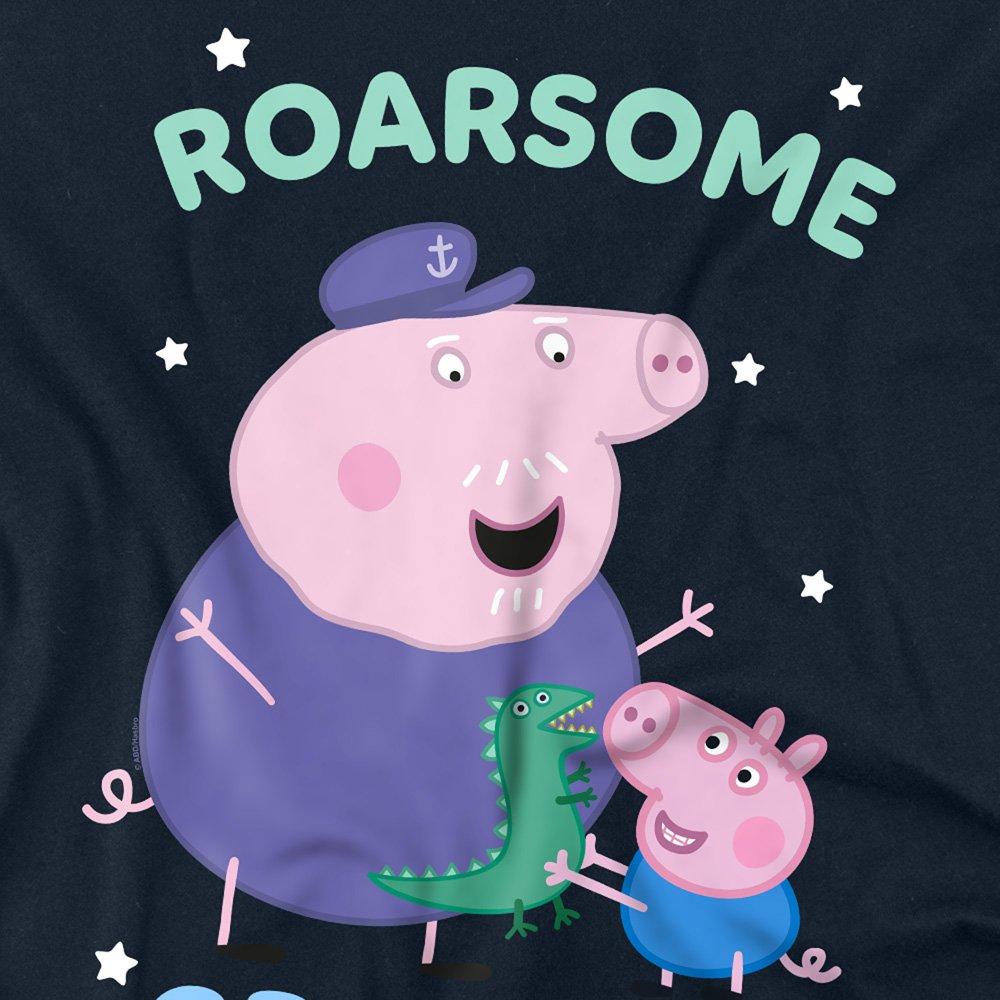 Navy - Hasbro - Peppa Pig Roarsome Grandpa Pig Long Sleeve T Shirt - 2