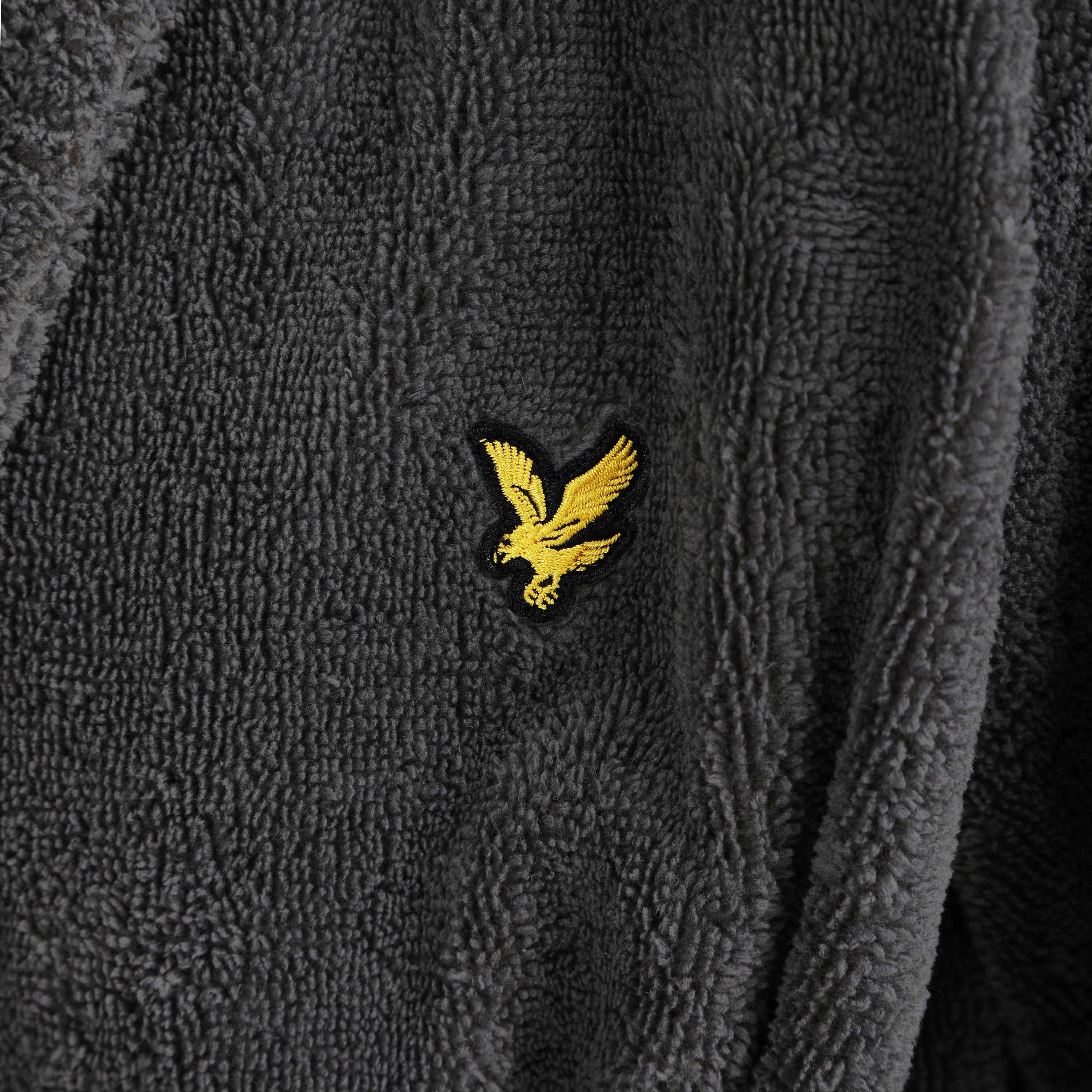 Granitgrau - Lyle and Scott - Men's Towel Dressing Gown - 2