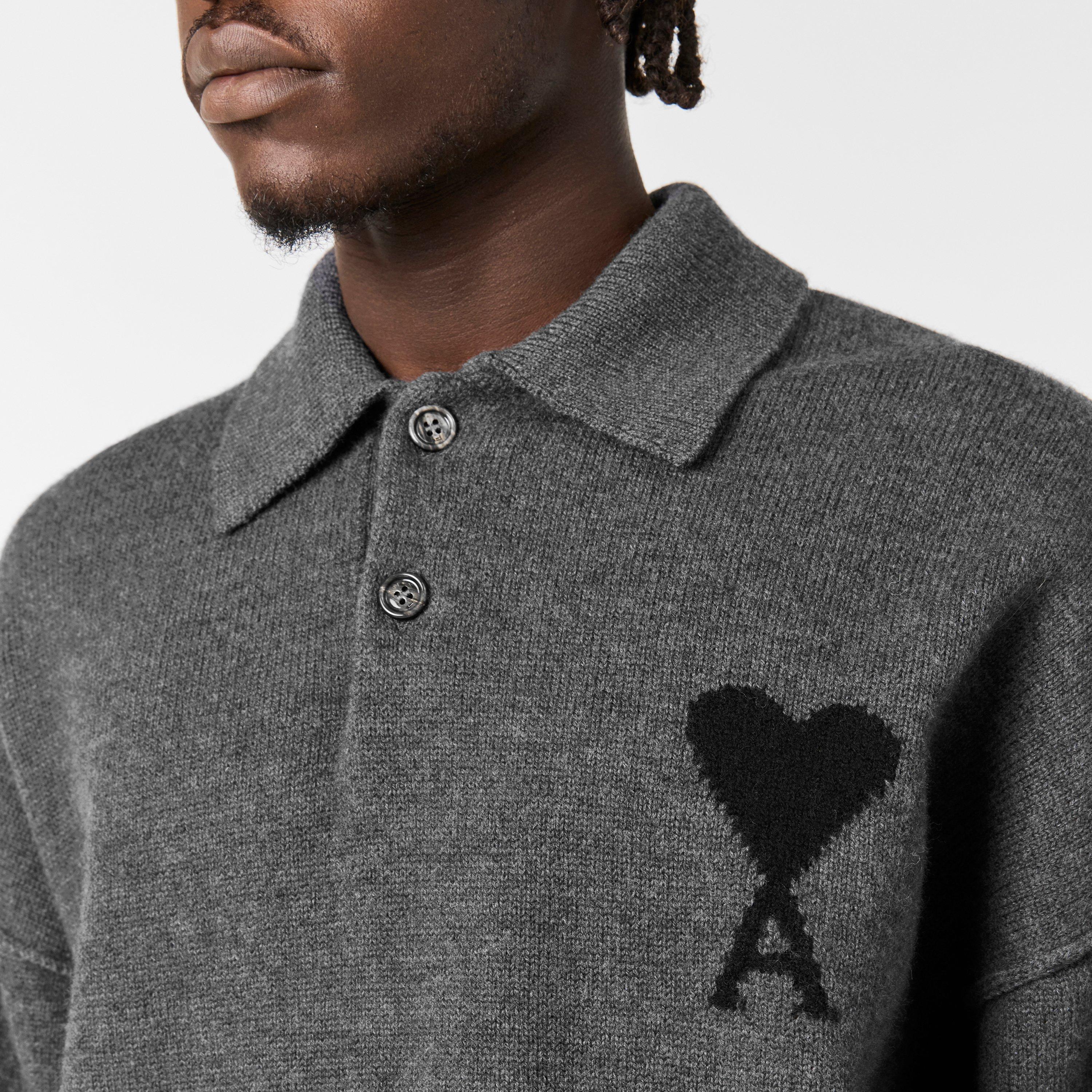 Grey 0504 - Ami Paris - Men's Knitted Top - 5