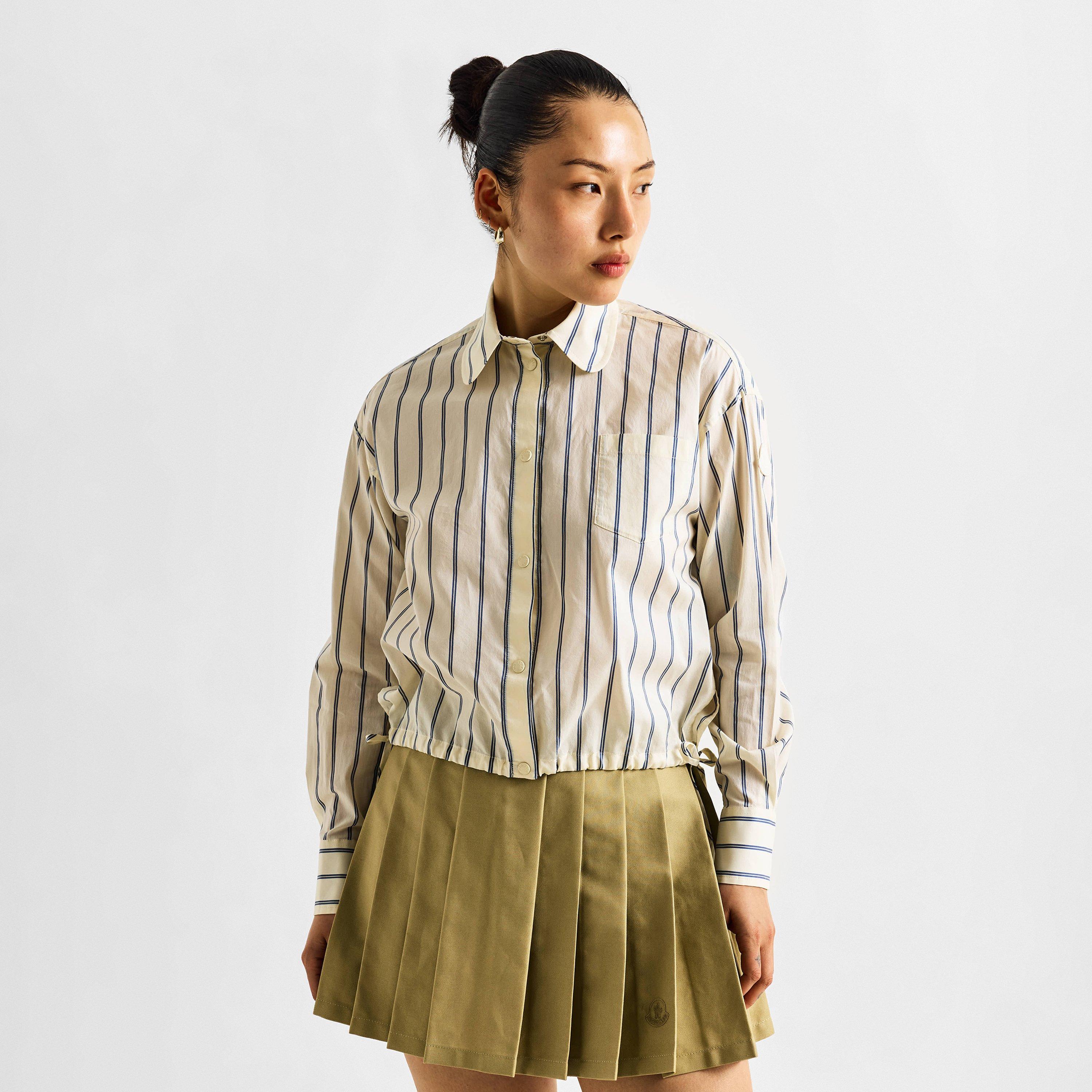 White F07 - Moncler - Women's Long Sleeve Patterned Shirt - 3