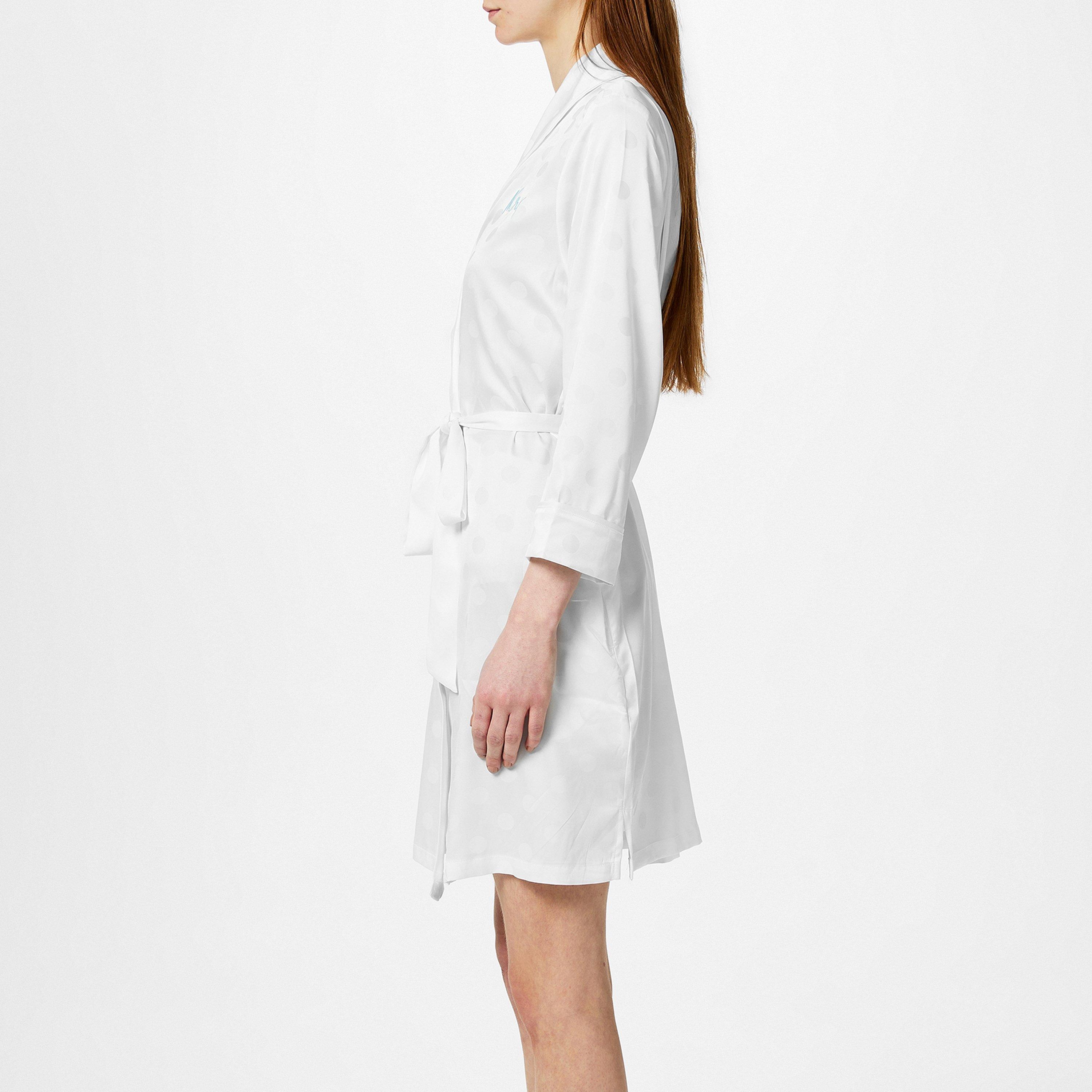 Off White Dot - Kate Spade - Bridal Polka Dot Robe - 2