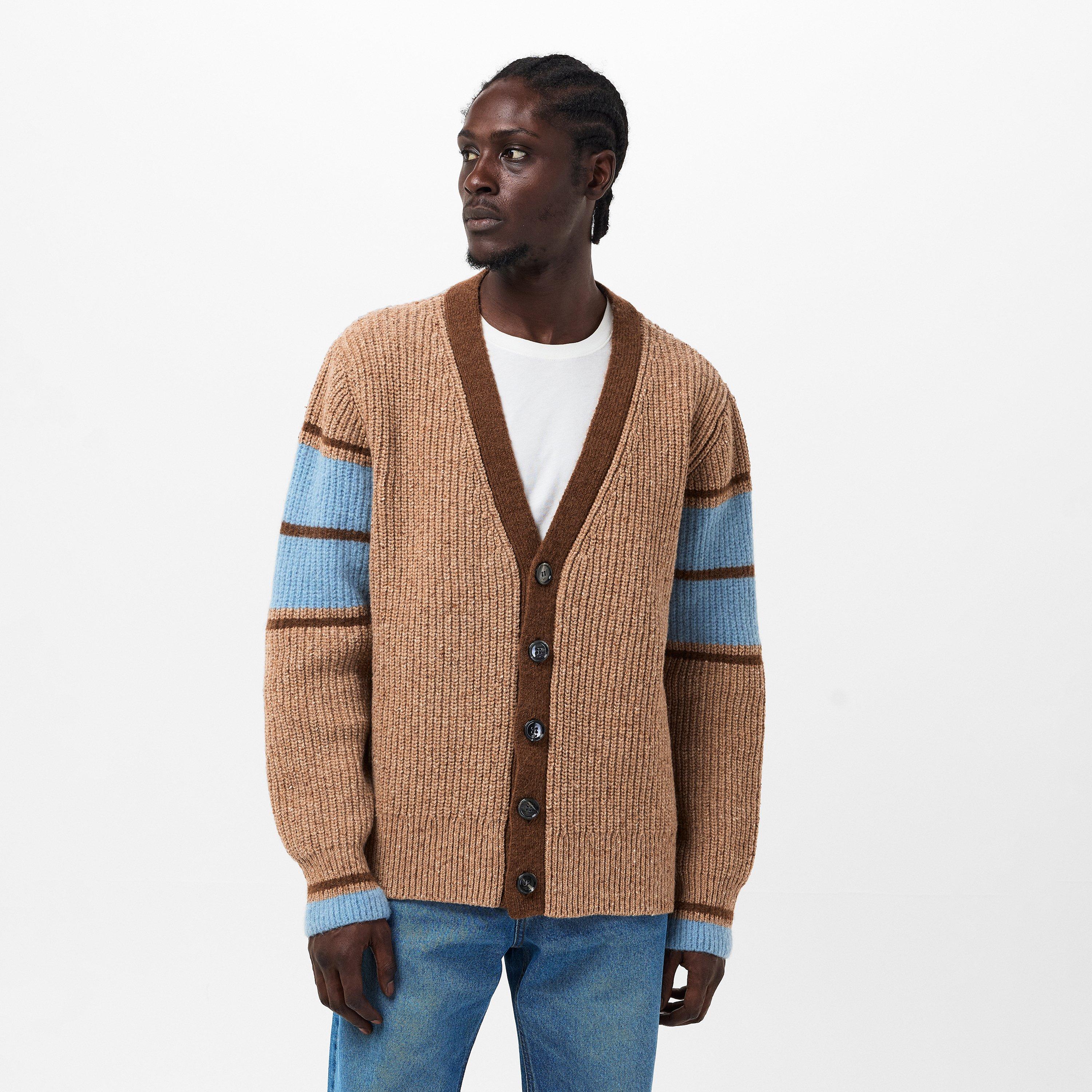 Camel 280 - Ami Paris - Men's College Cardigan - 3