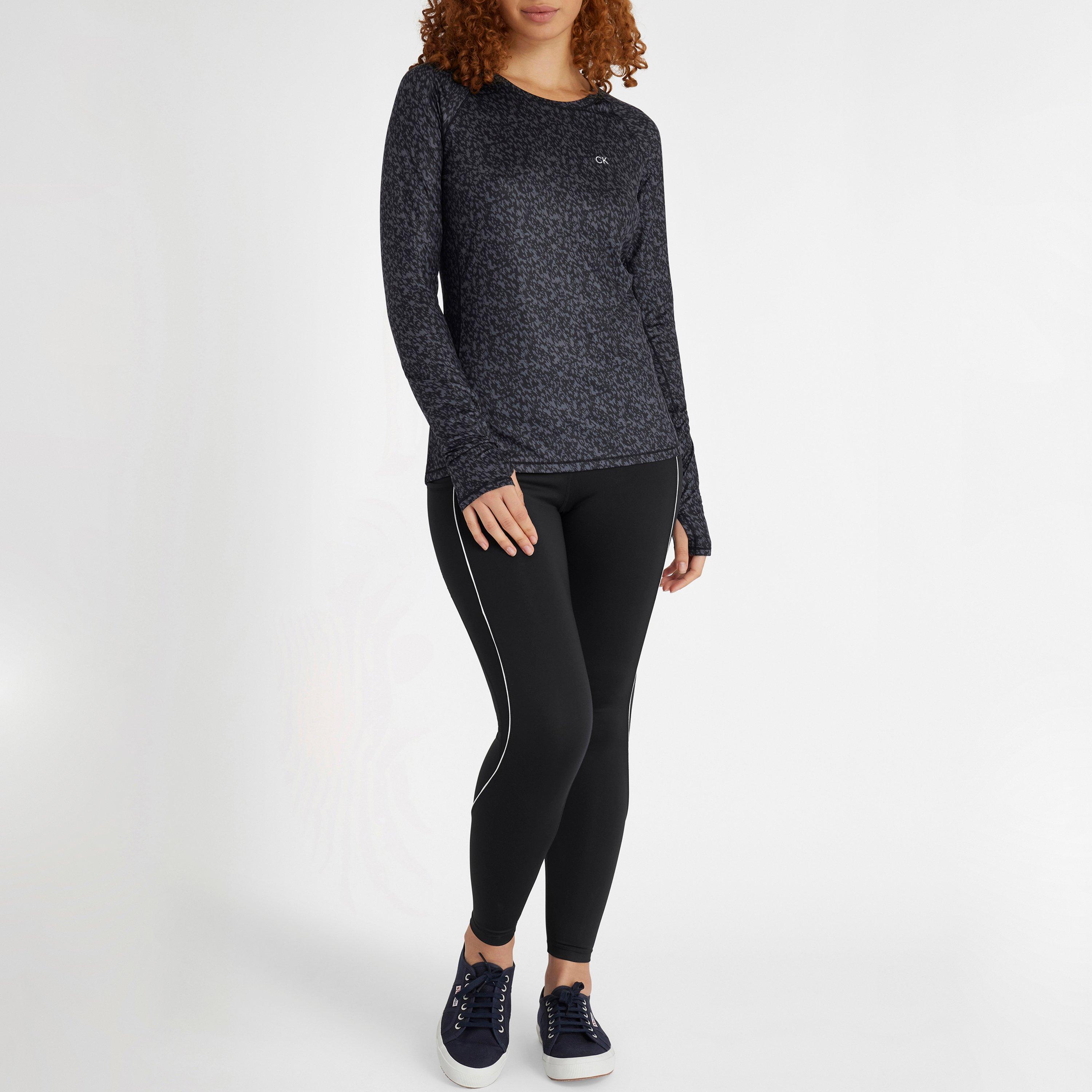 Black - Calvin Klein Golf - Long Sleeve T-Shirt - 4