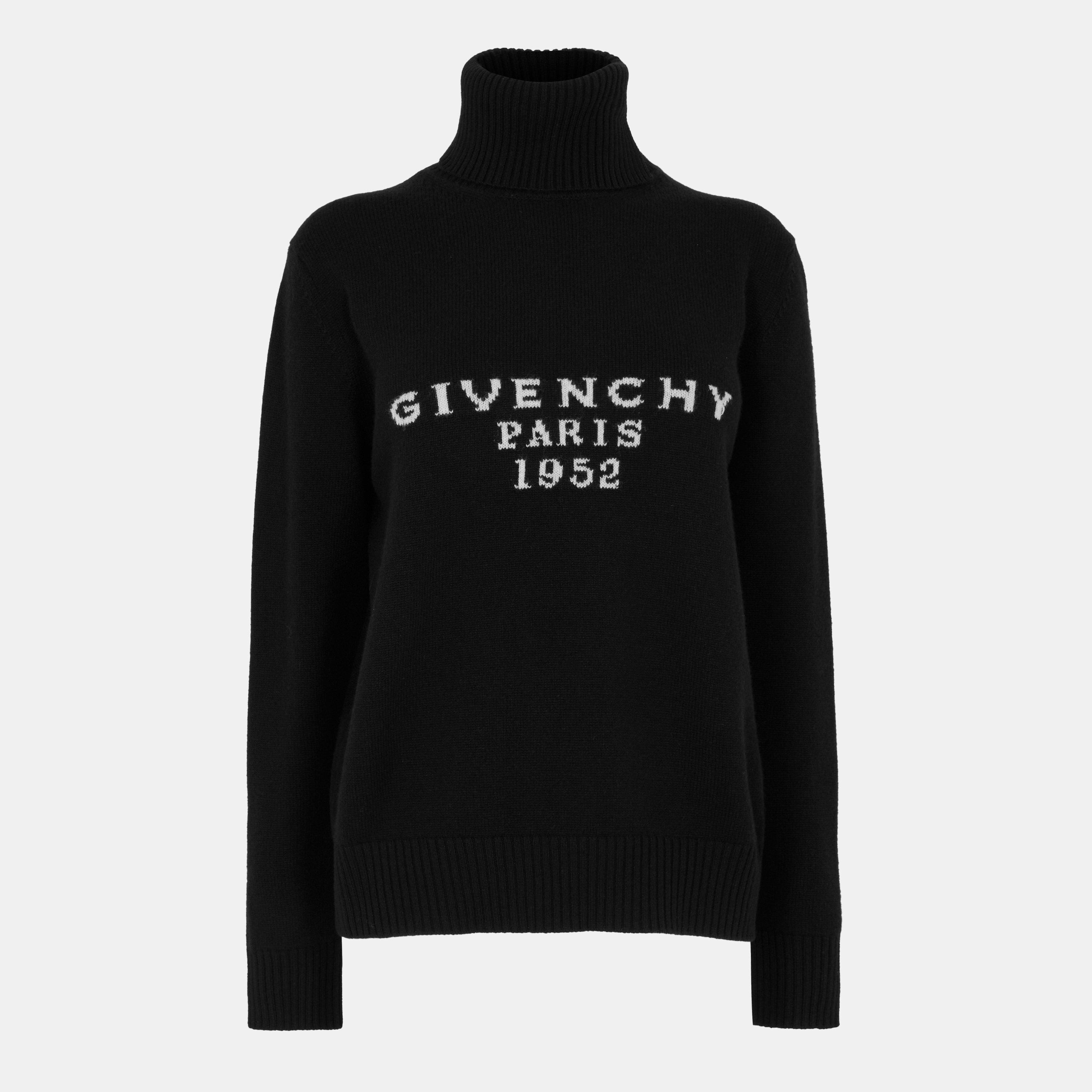 Black - GIVENCHY - Women's Knit Crew Neck Jumper - 1