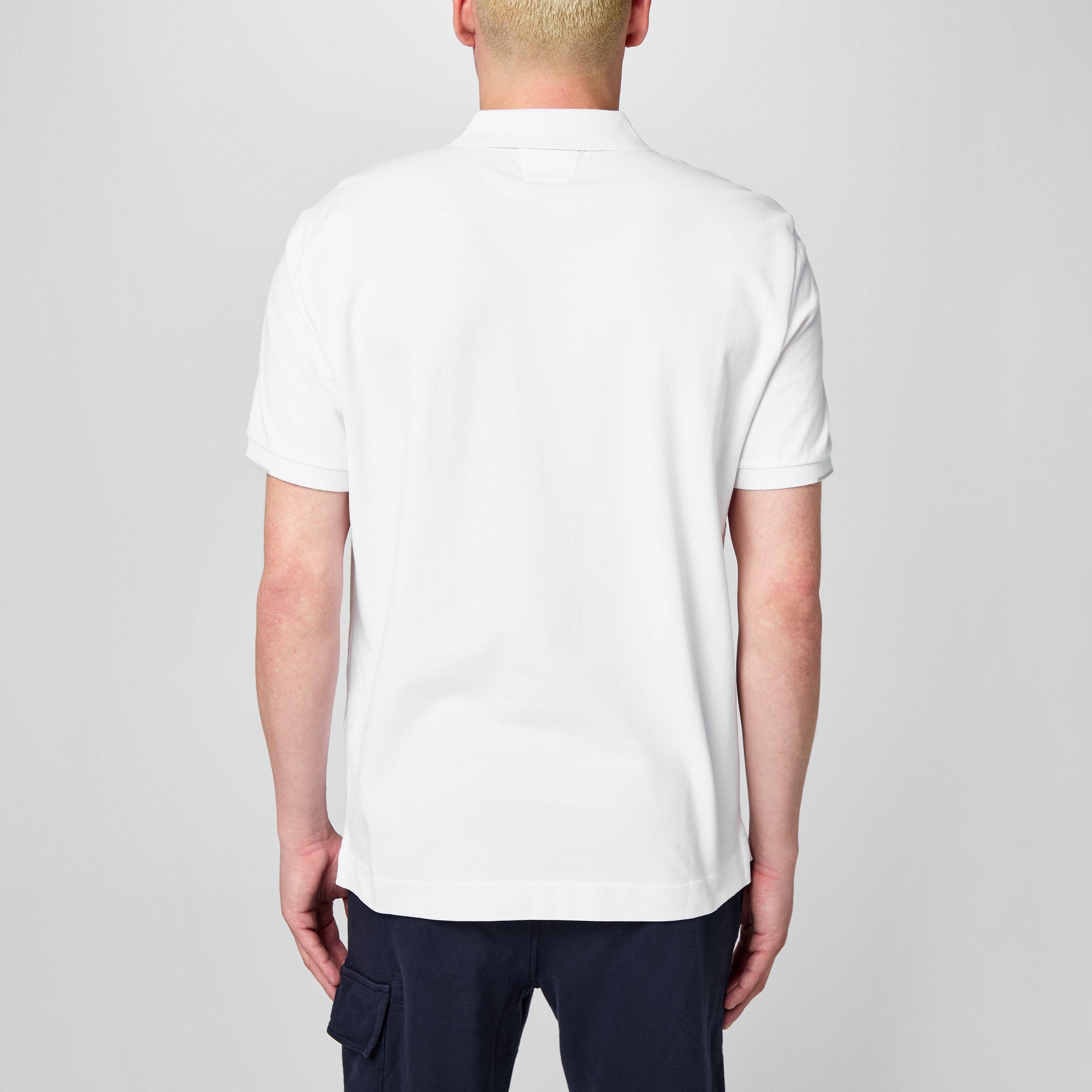 White 103 - CP Company Metropolis - Men's Short Sleeve Polo Shirt - 4