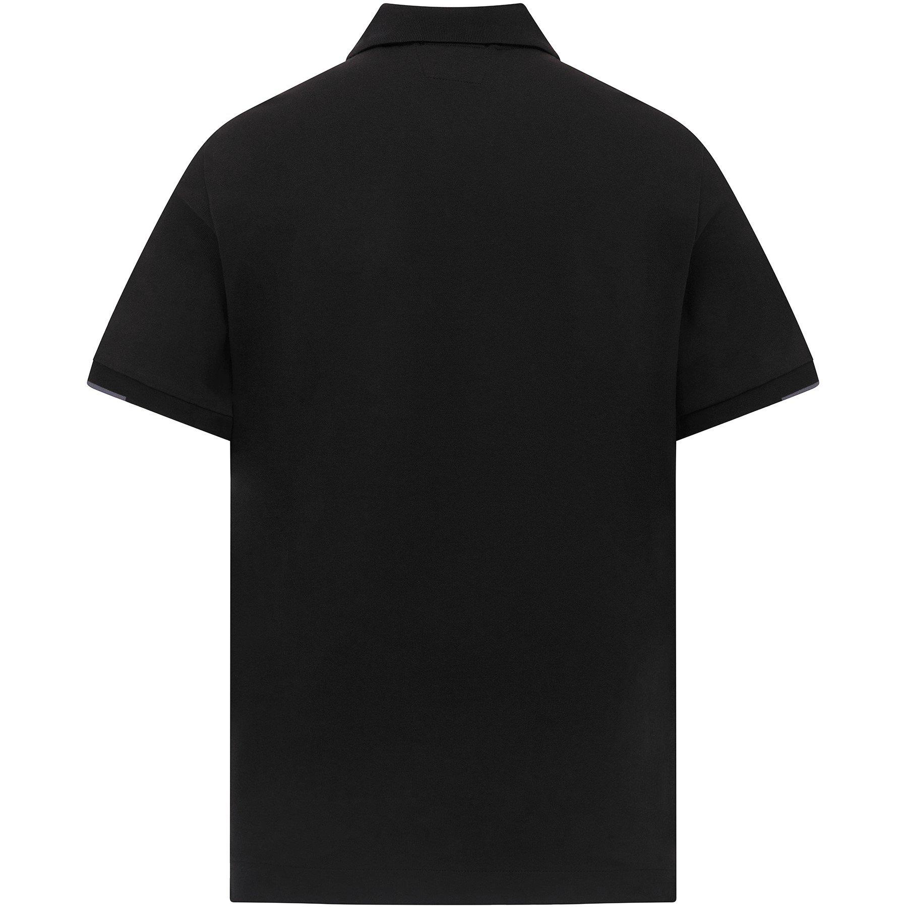 Black 999 - CP Company Metropolis - Men's Short Sleeve Polo Shirt - 8