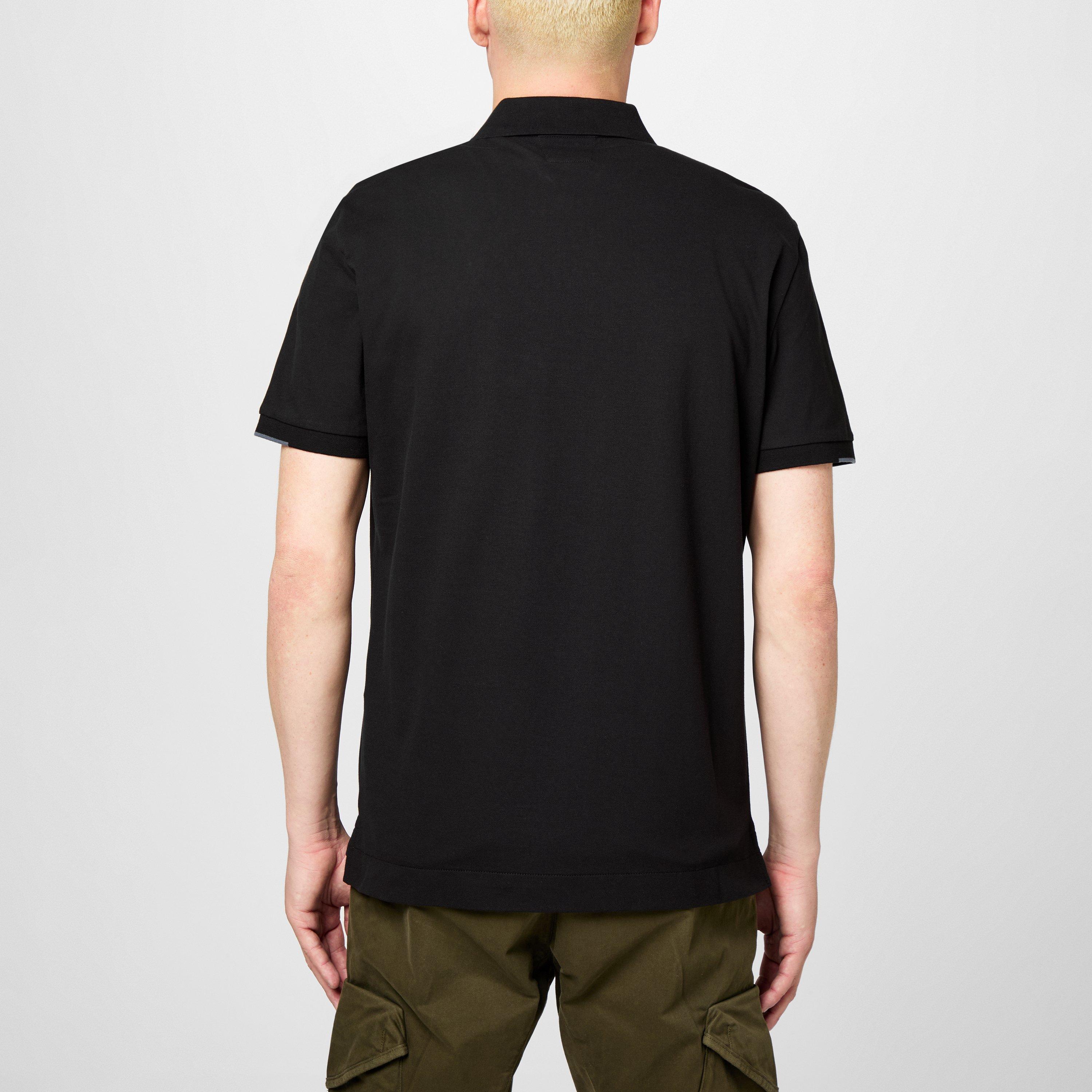 Black 999 - CP Company Metropolis - Men's Short Sleeve Polo Shirt - 4