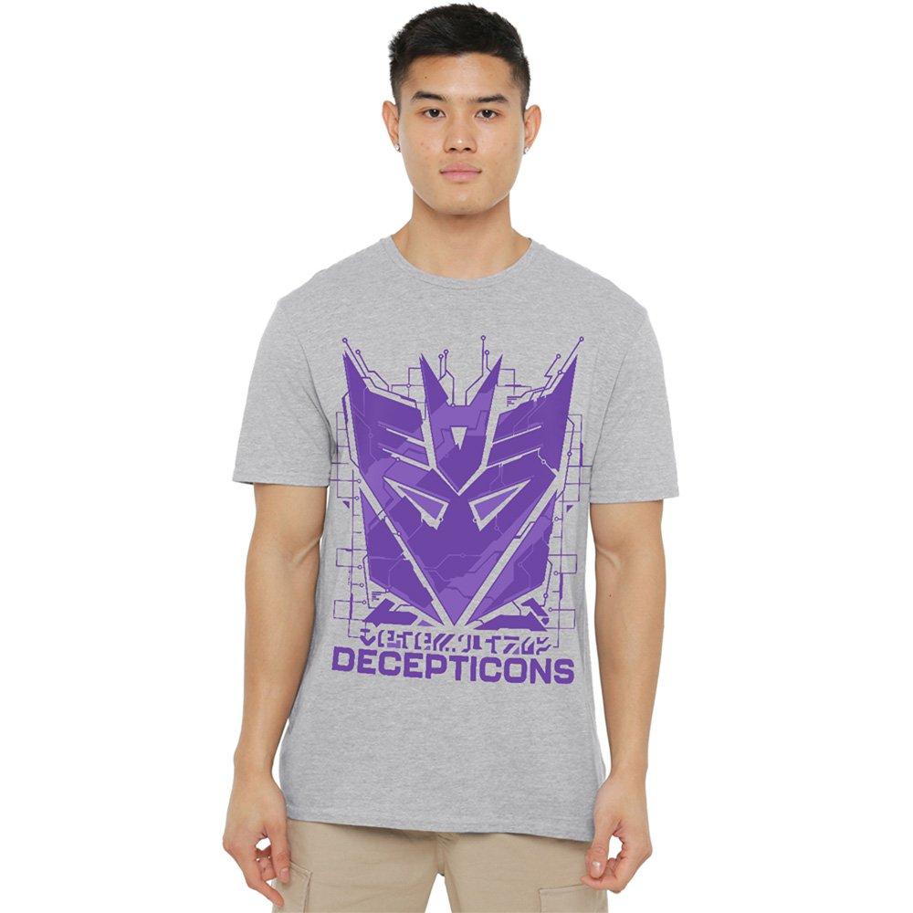 Light Grey - Hasbro - Hasbro Decepticon Tech Icon Logo T Shirt Athletic - 1