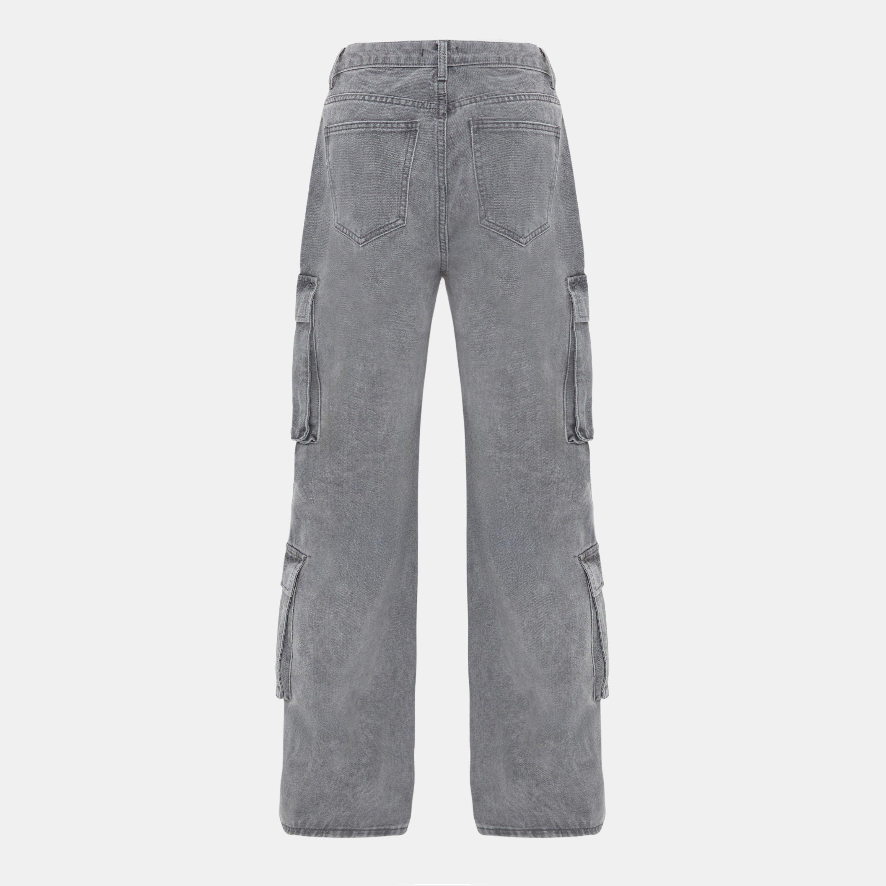 Black - I Saw It First - Cargo Pocket Detail Jeans - 2