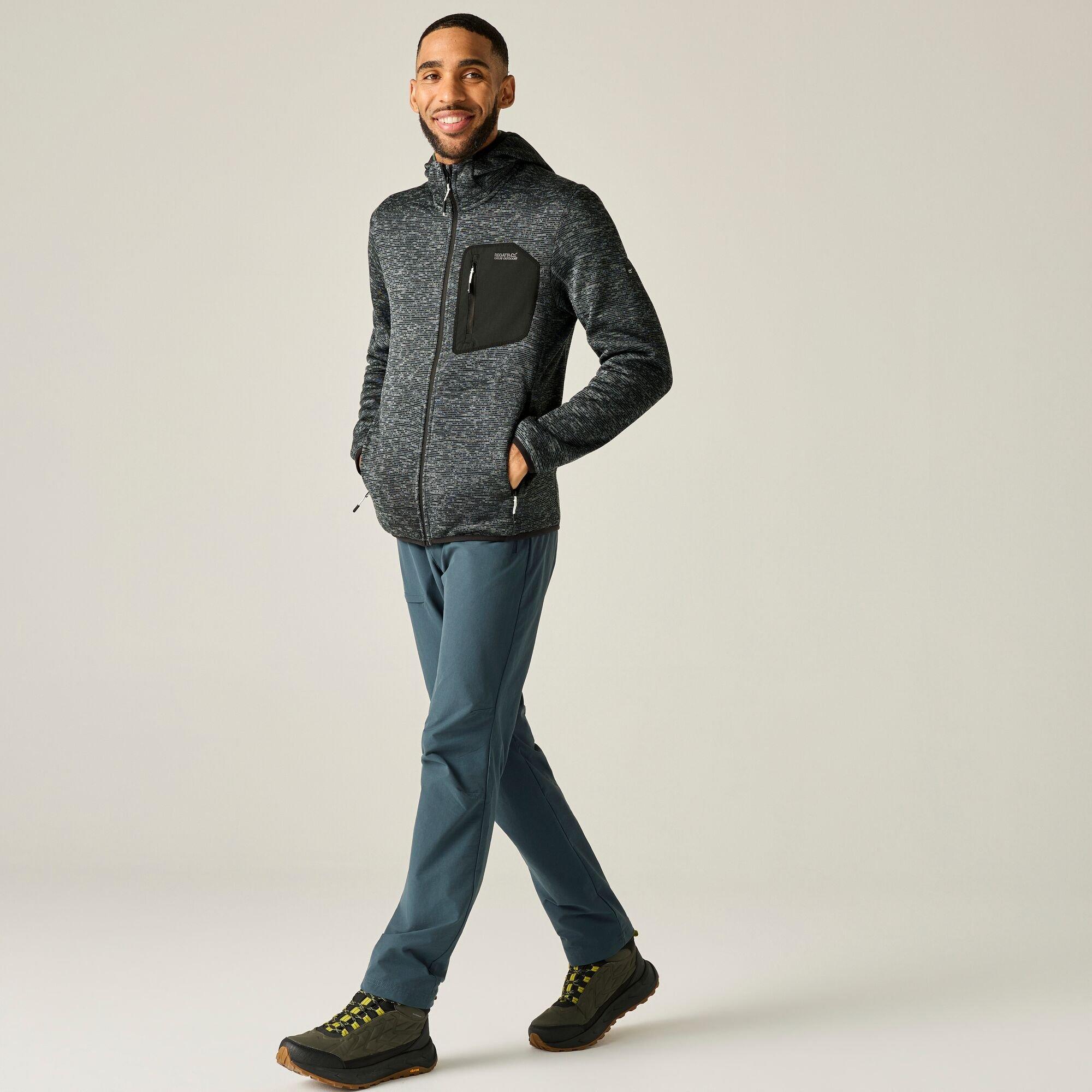 Ash - Regatta - Mens Newhill Hooded Fleece - 2