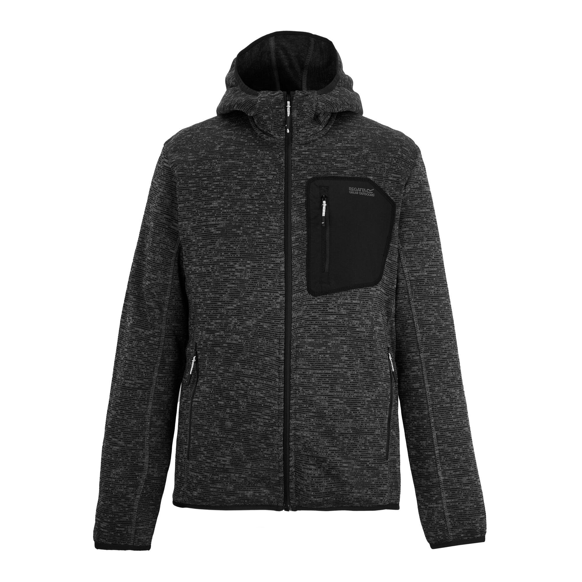 Ash - Regatta - Mens Newhill Hooded Fleece - 6