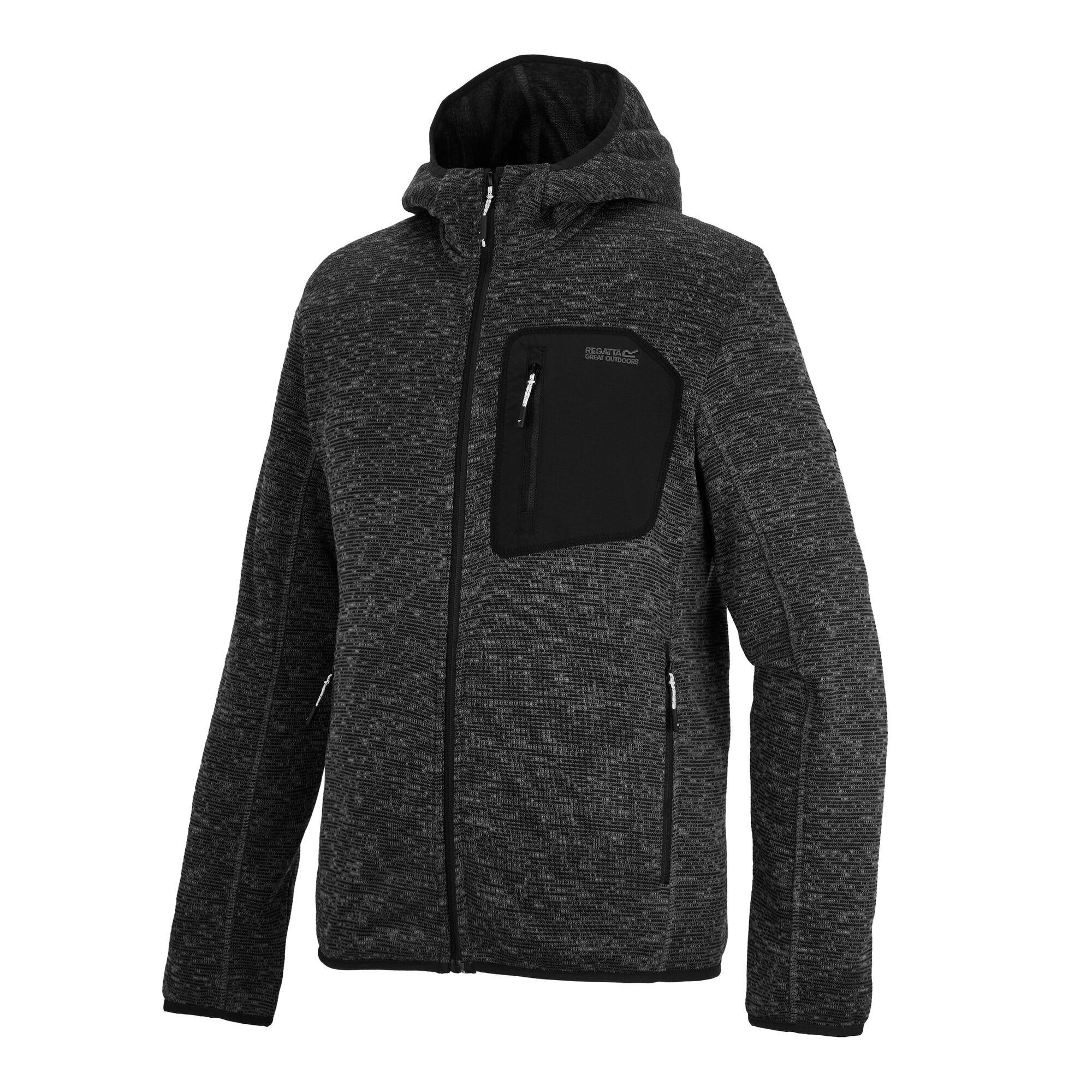 Ash - Regatta - Mens Newhill Hooded Fleece - 8