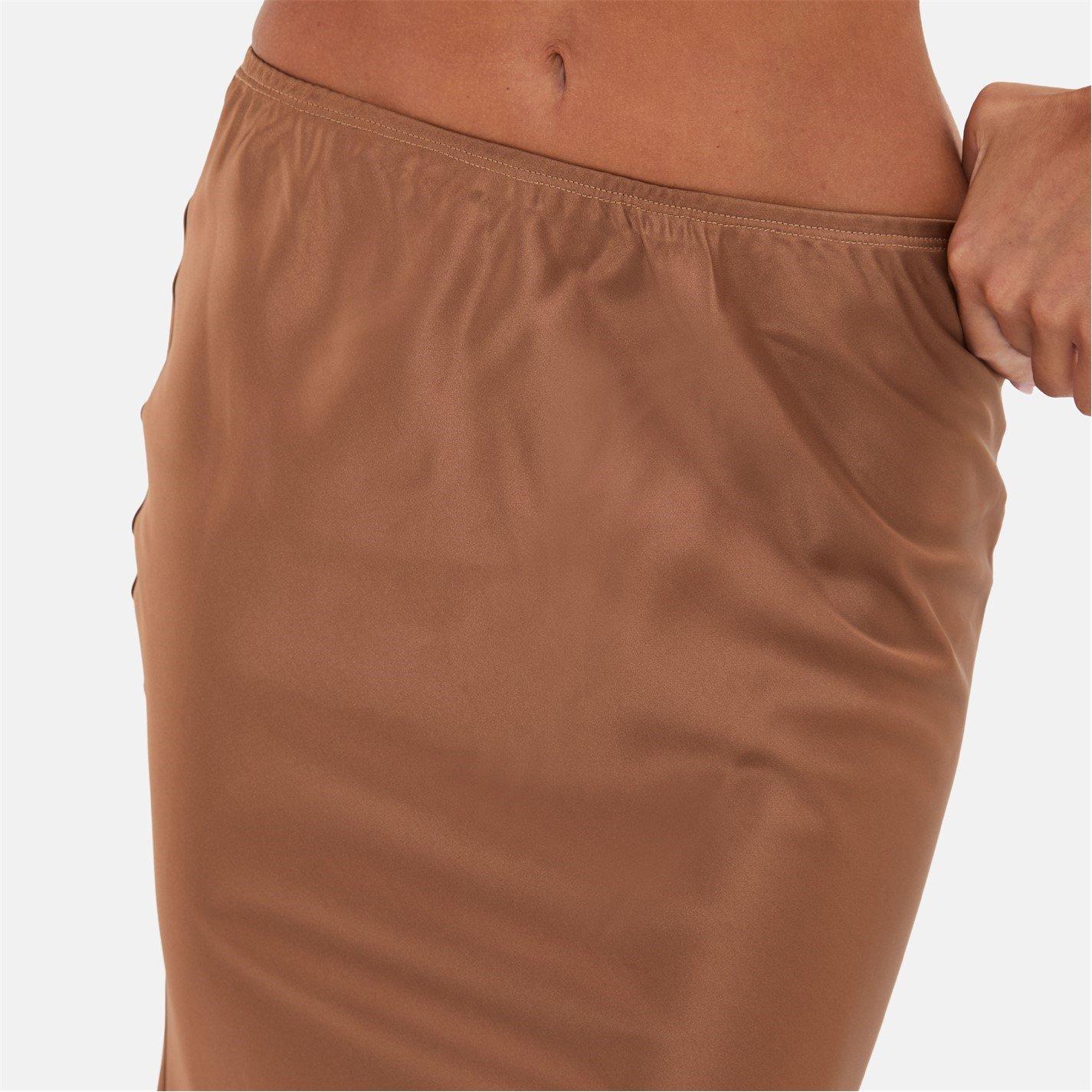 Smeđa - I Saw It First - Satin Bias Cut Maxi Skirt - 6