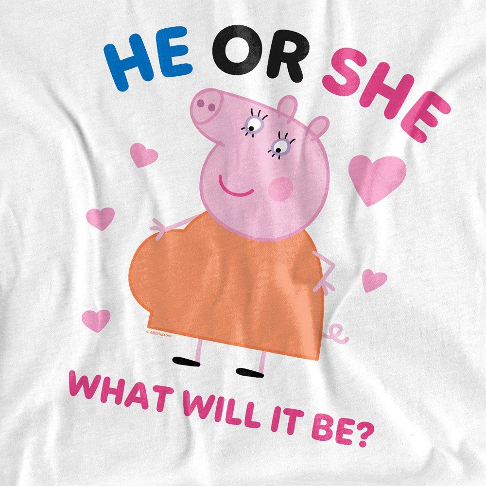 White - Hasbro - Peppa Pig Mummy Pig He Or She T Shirt White - 2