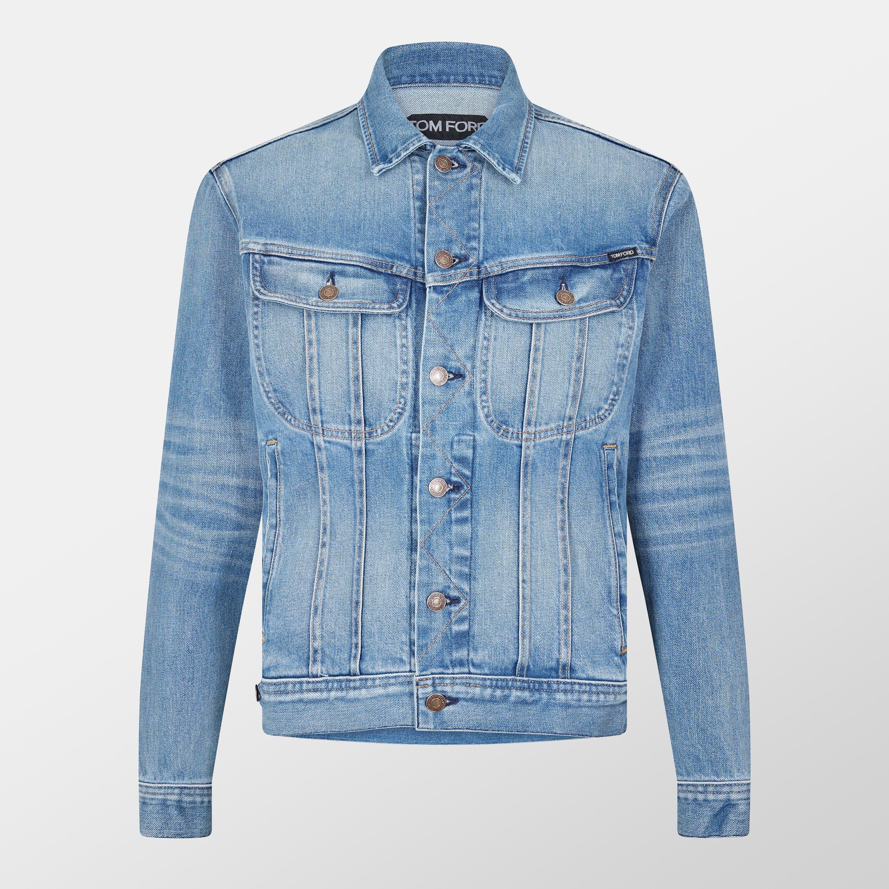 Summer Blue - Tom Ford - Men's Icon Tailored Fit Denim Jacket - 1