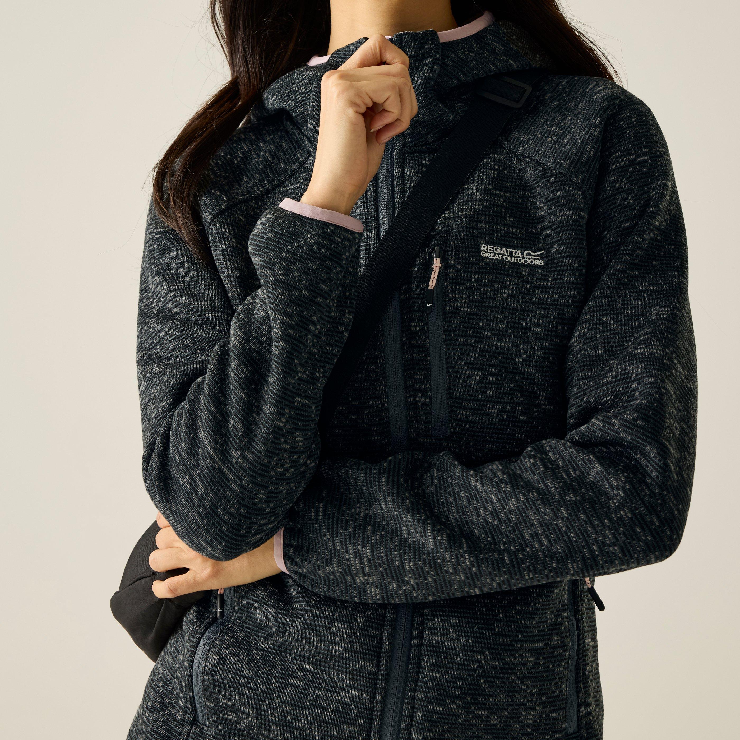 Dark Storm - Regatta - Womens Newhill Hooded Fleece - 5