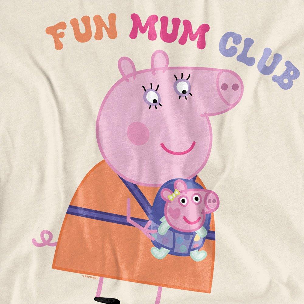 Beige - Hasbro - Peppa Pig - Mummy Pig Fun Mum Club T-Shirt Natura - 2