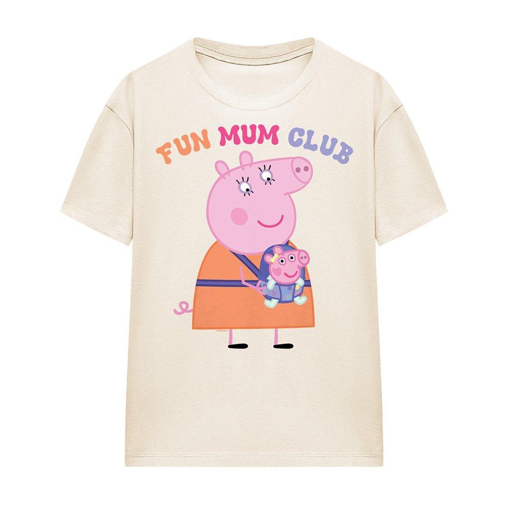 Beige - Hasbro - Peppa Pig - Mummy Pig Fun Mum Club T-Shirt Natura - 4